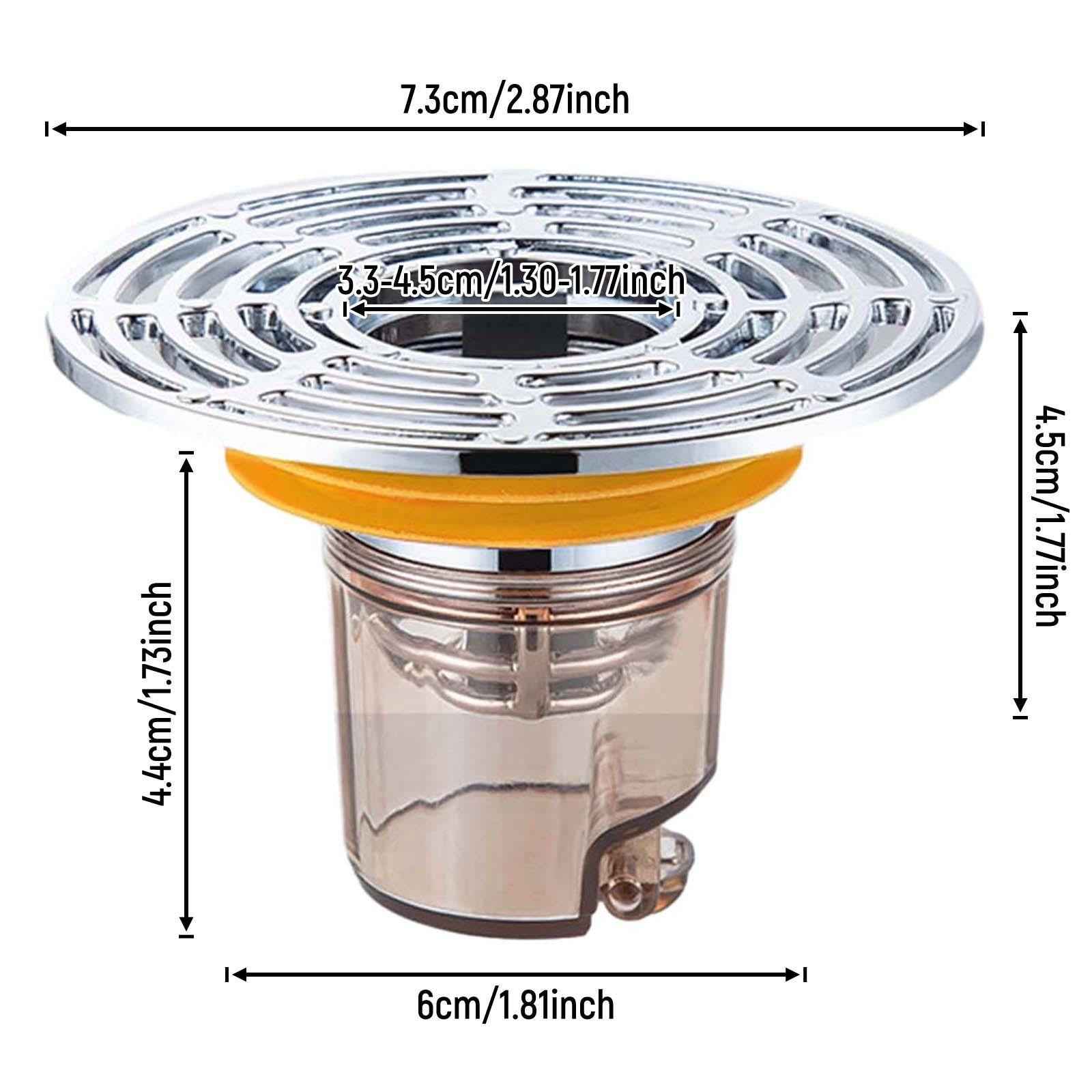Bathroom Insert Floor Drain Anti Backflow Drain for Laundry Basement Kitchen