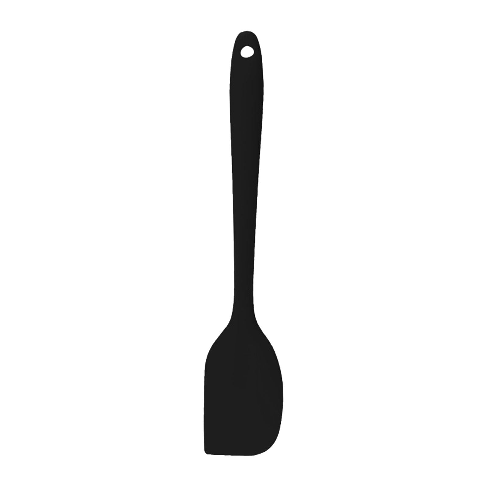 3xKitchen Silicone Spatula Durable Easily Clean Food Mixing Spatula for Baking Black