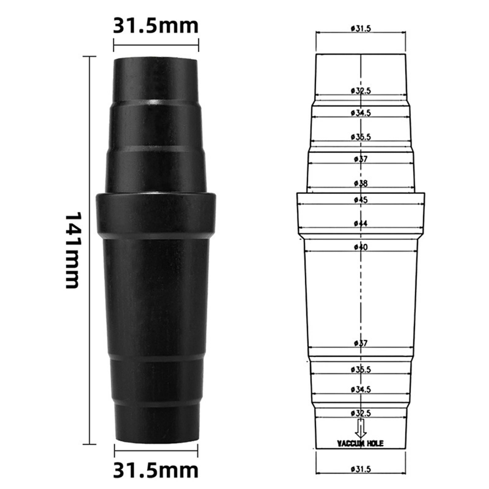 4xUniversal Vacuum Hose Adapter Hose Adapter Converter Extraction Hose Adaptor