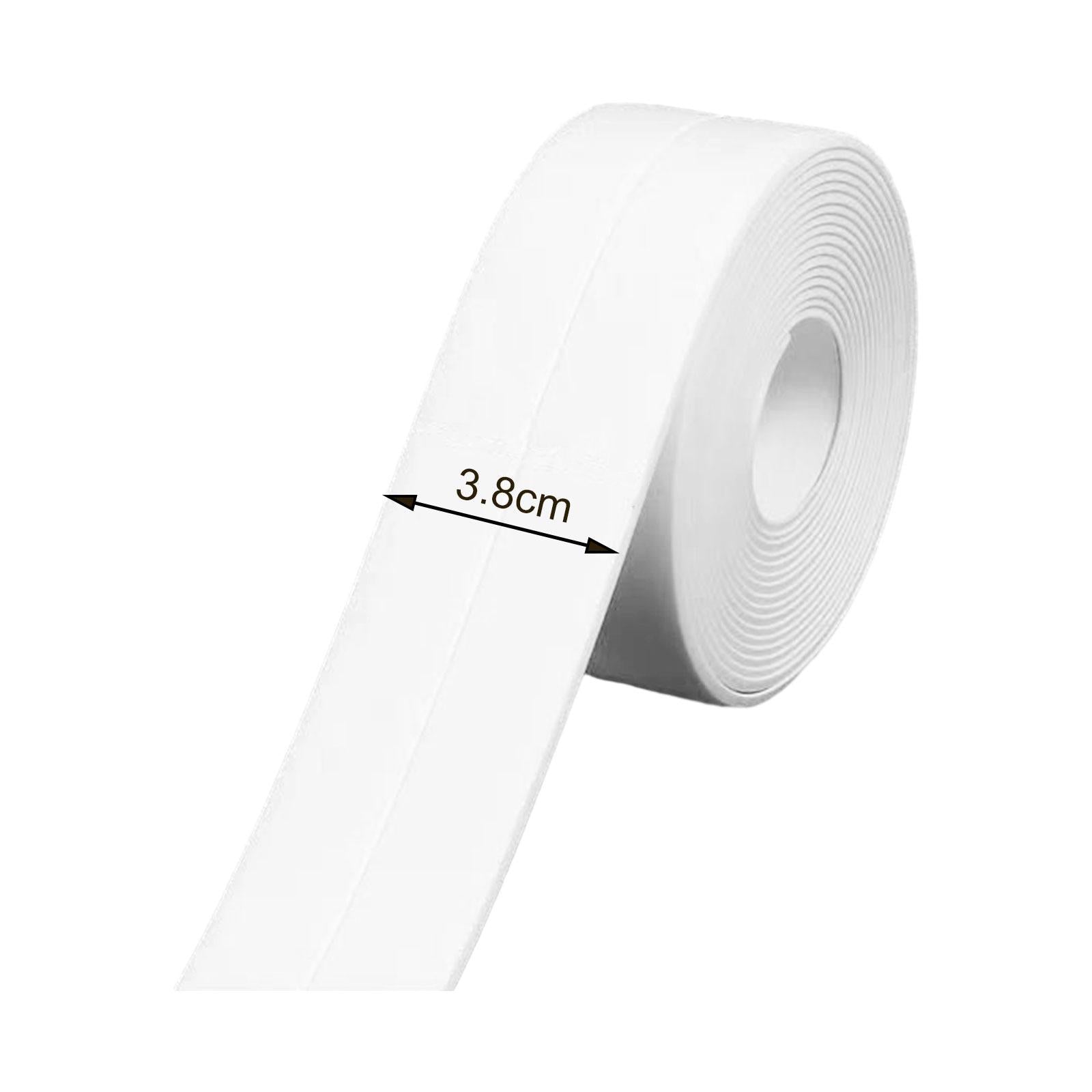 3xBath Sealing Tape Strip Waterproof Wall Sticker for Bathroom Kitchen Bathtub 1.5mx3.8cm