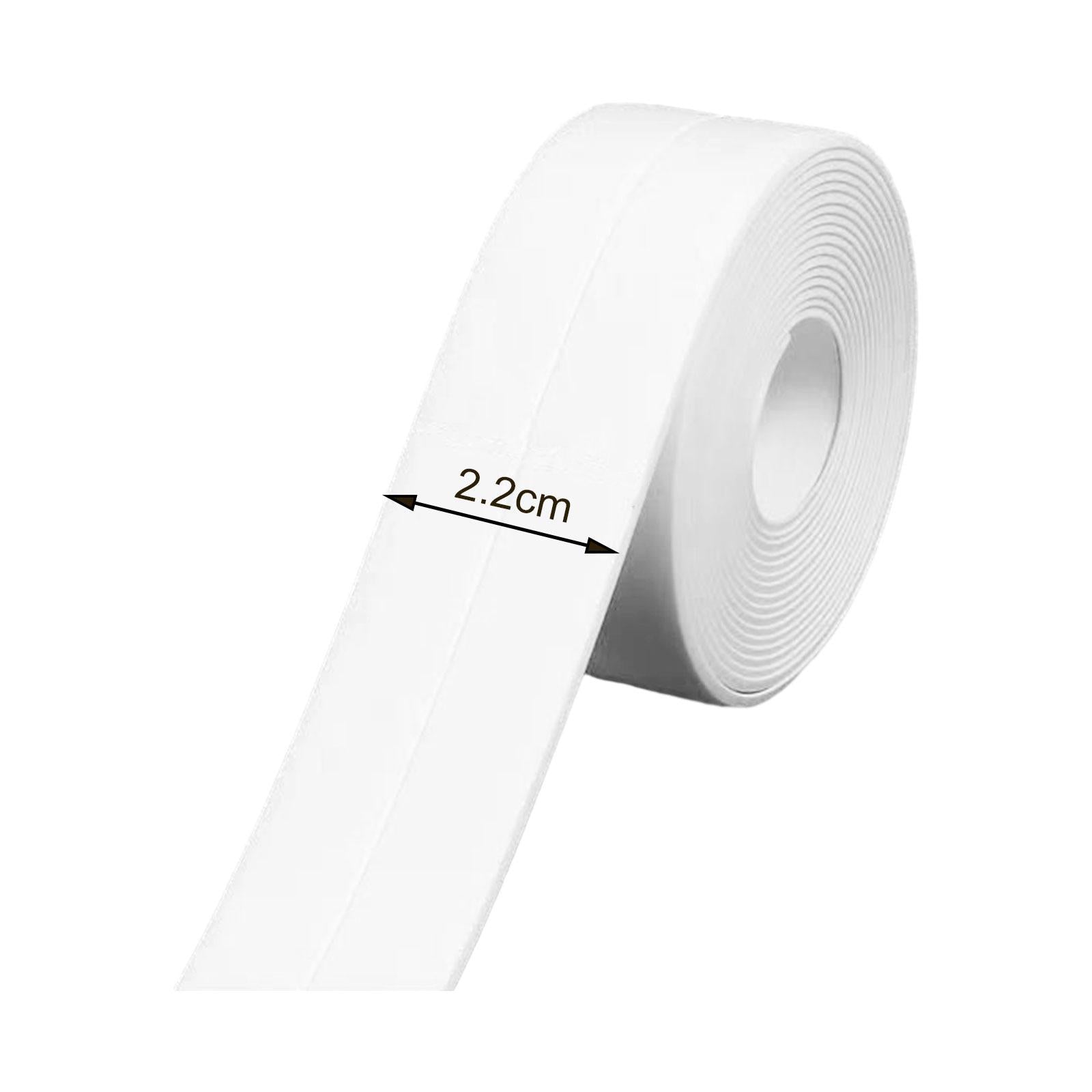 2xBath Sealing Tape Strip Waterproof Wall Sticker for Bathroom Kitchen Bathtub 1.5mx2.2cm