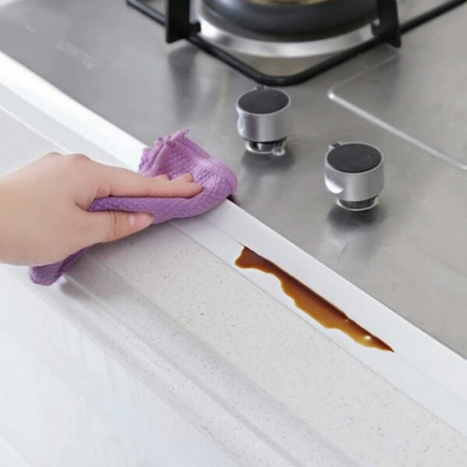2xBath Sealing Tape Strip Waterproof Wall Sticker for Bathroom Kitchen Bathtub 1.5mx2.2cm
