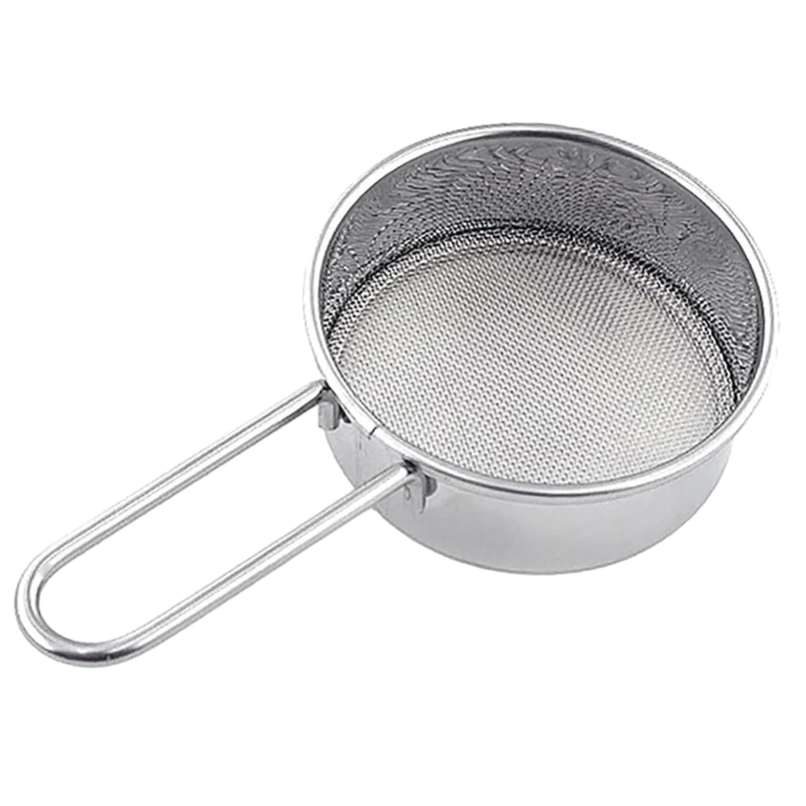 4xMini Flour Sieve Portable Kitchen Tool Small Strainer for Baking