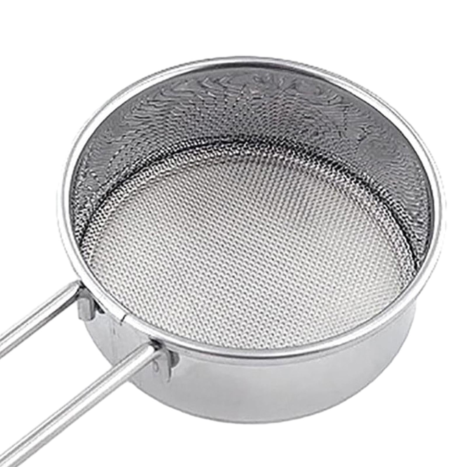 2xMini Flour Sieve Portable Kitchen Tool Small Strainer for Baking