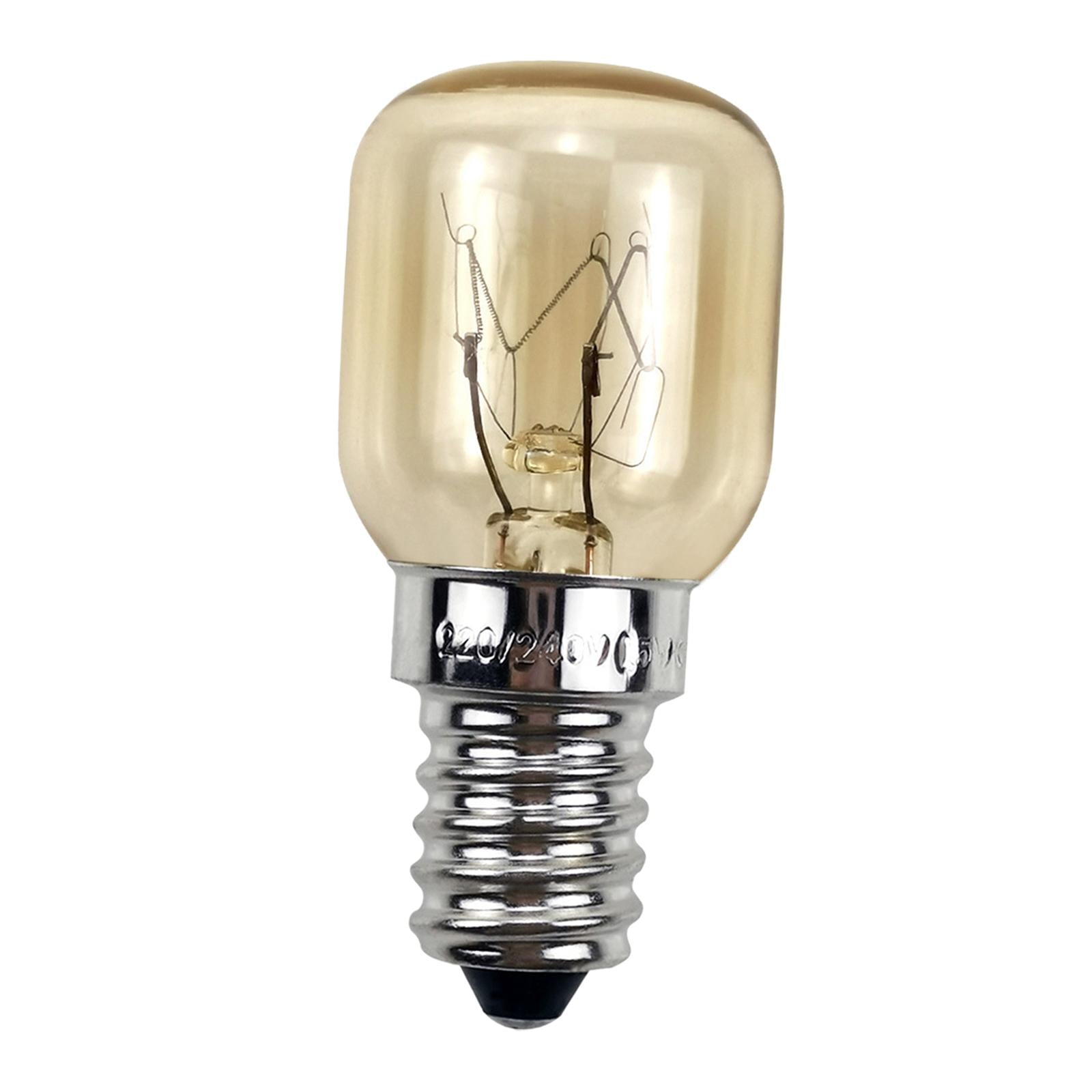 5x2Pcs Oven Light Bulb 2700K Microwave Light Bulb for Refrigerator Stoves Oven 25 W