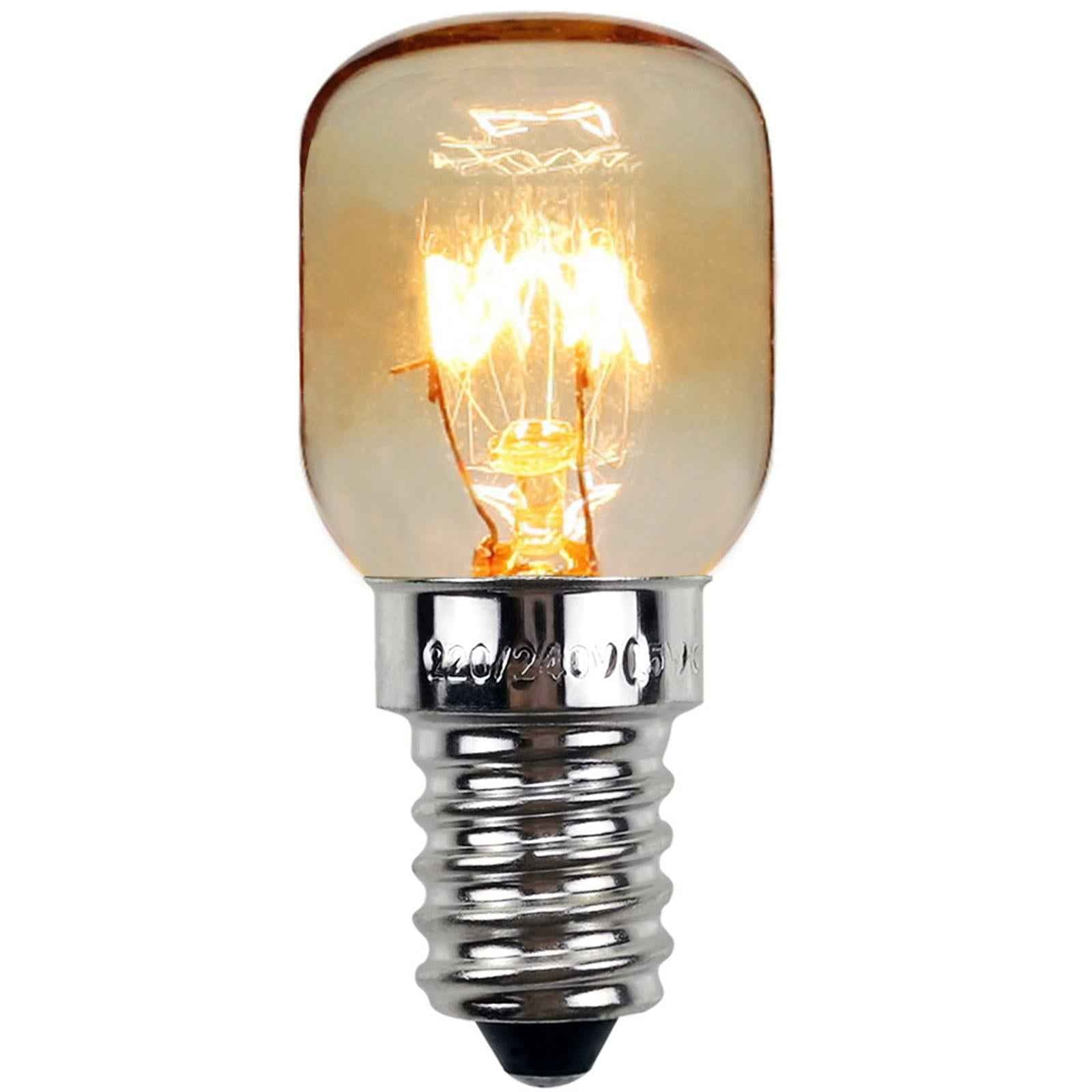 2Pcs Oven Light Bulb 2700K Microwave Light Bulb for Refrigerator Stoves Oven 25 W
