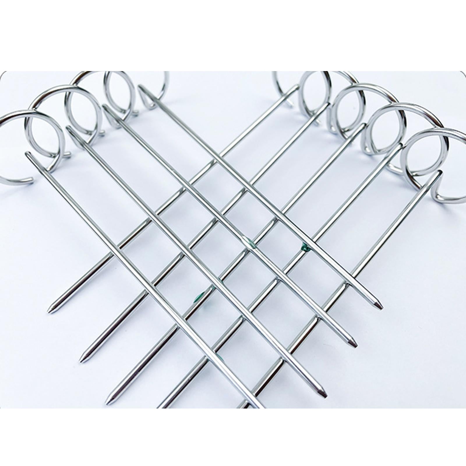 6x10x Air Fryer Skewers Universal Durable Easy to Clean Standing Kebab Skewers