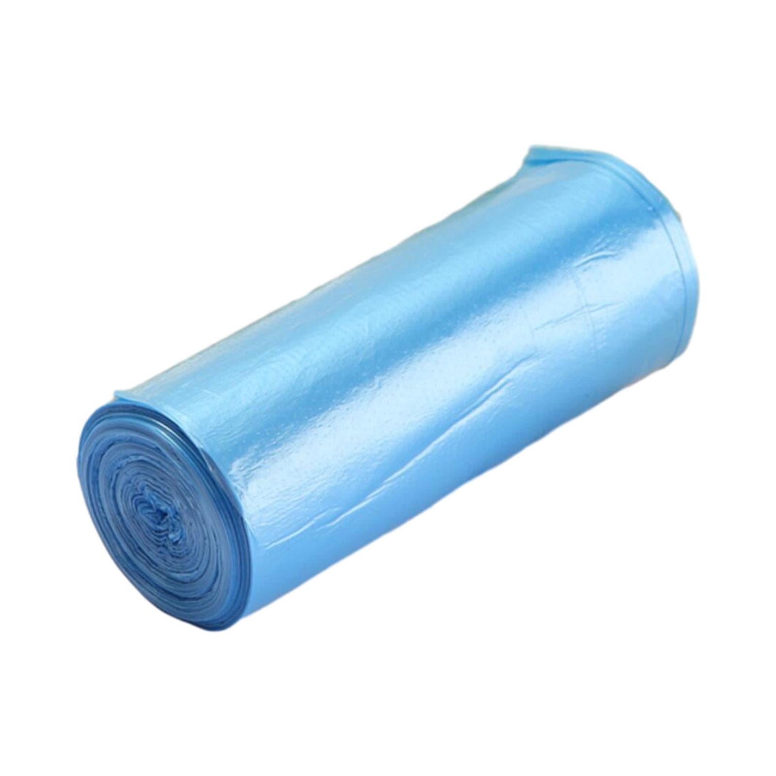2xBathroom Trash Can Liners Garbage Bin Liners for Restaurant Outdoor Bathroom Blue