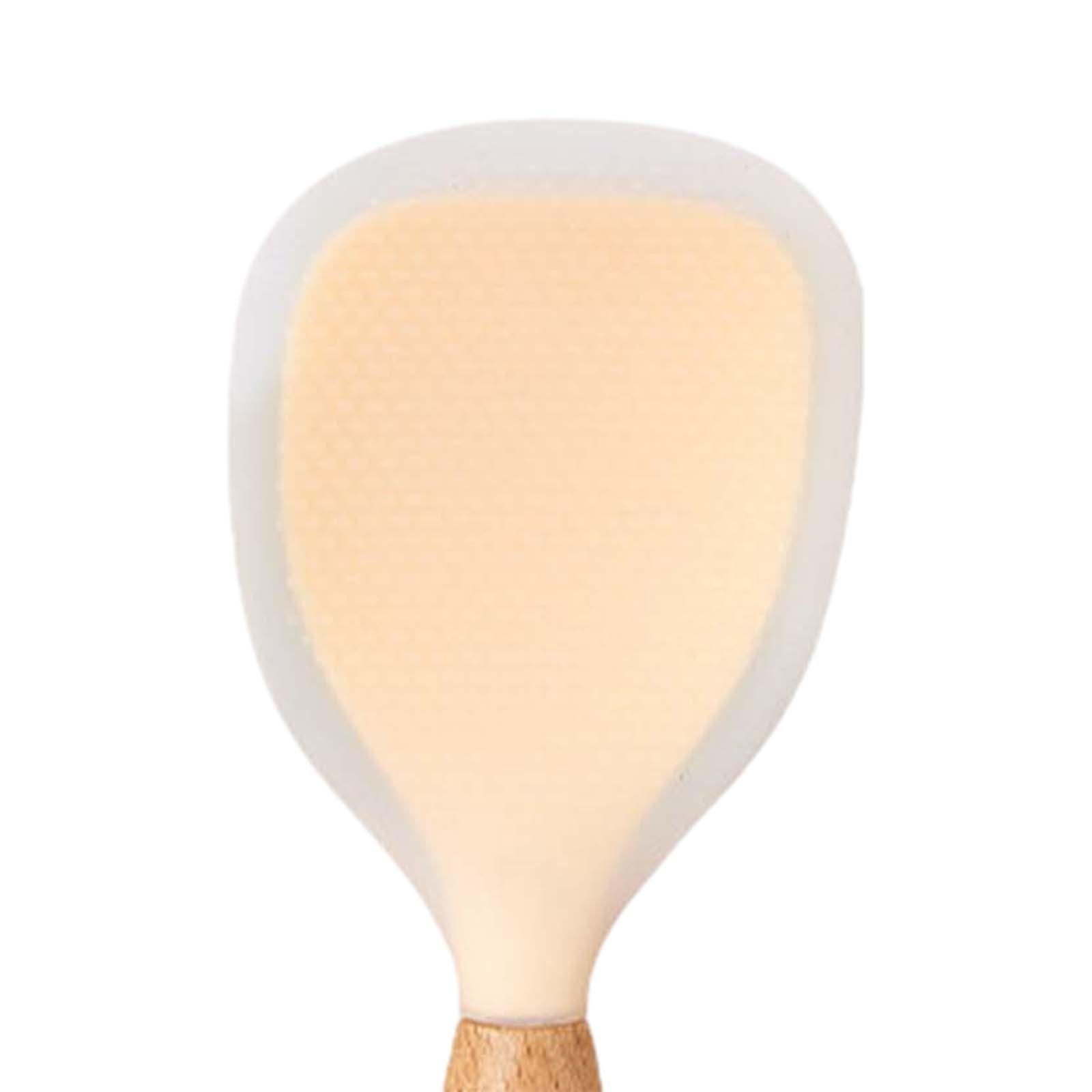 2xFood Serving Spoon Nonstick Rice Spatula for Home Sushi Rice Gadgets Yellow