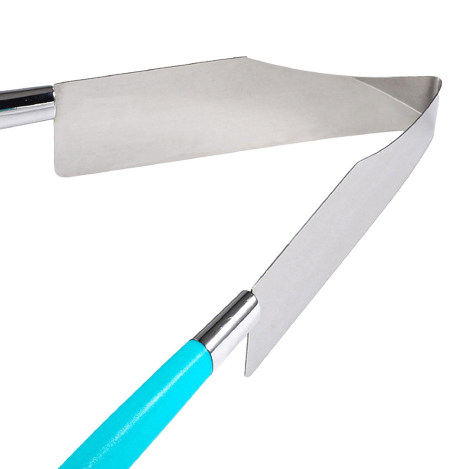 3xStainless Steel Cake Slicers Adjustable Pie Cutter for Kitchen Parties Pastry Blue