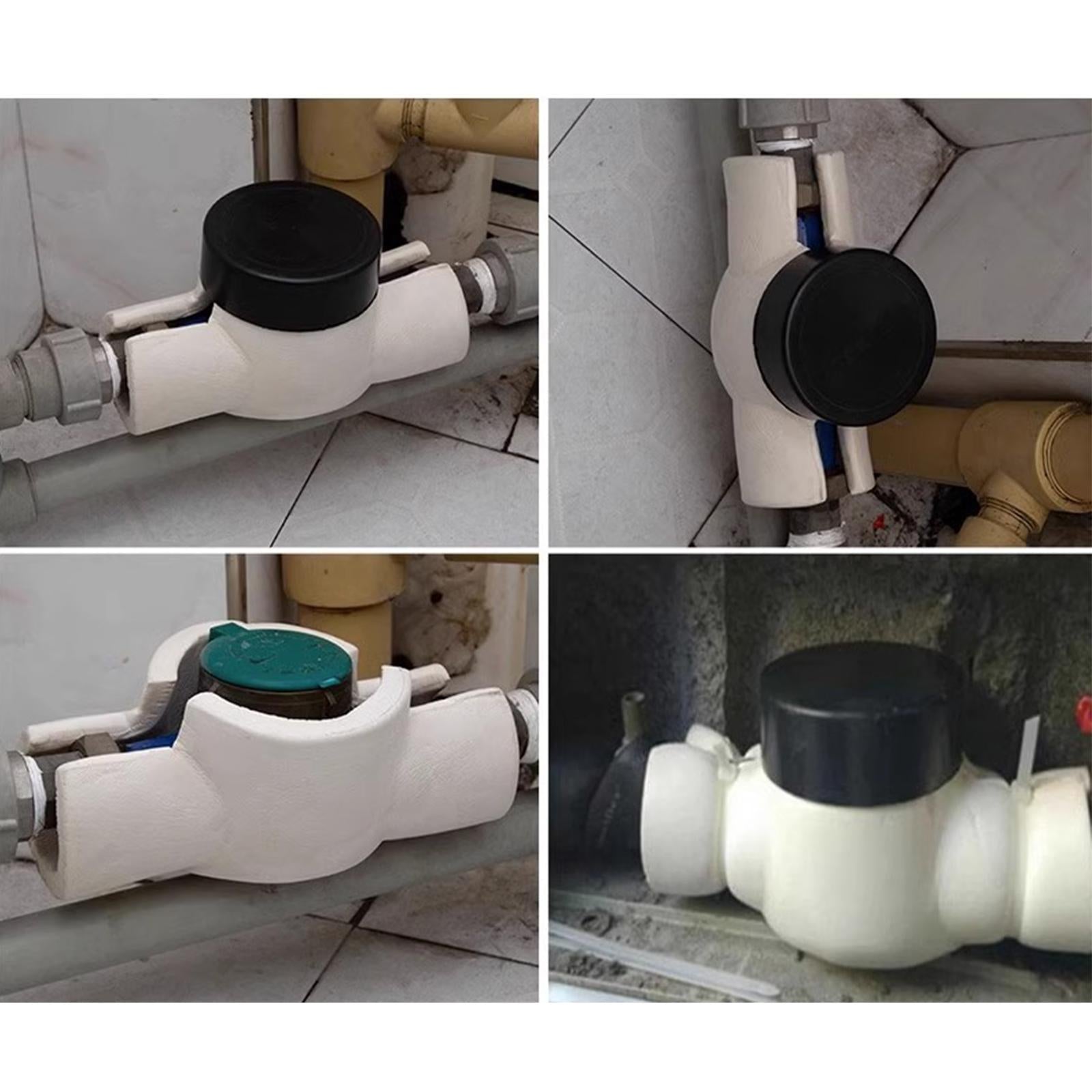 2xWater Meter Antifreeze Box Easy to Install for Hotels Pipe Insulation Office Vertical