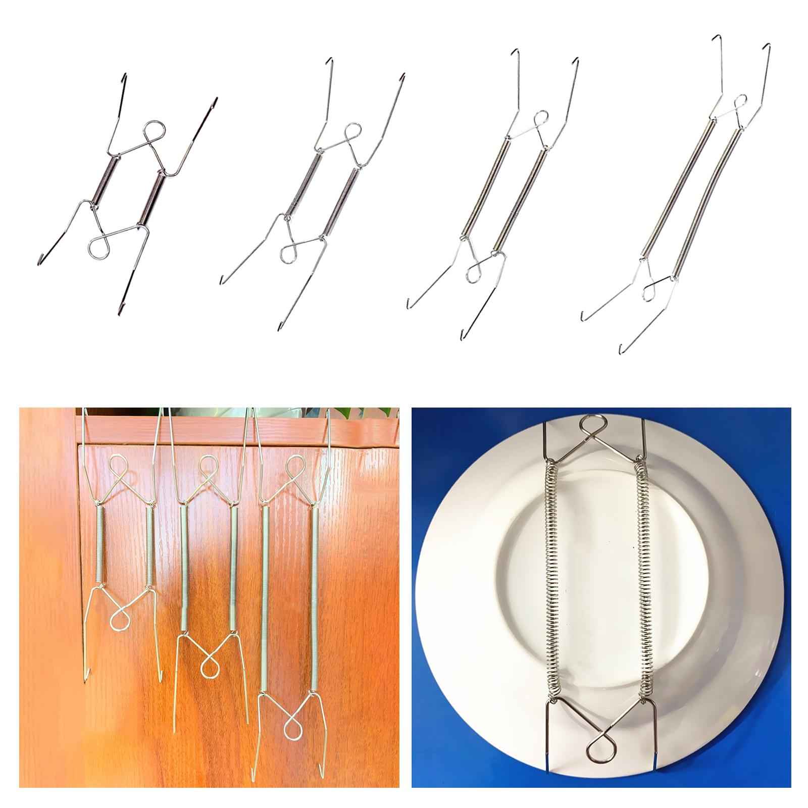 Plate Hanger for Wall Hanging Invisible Plate Holder for Antique Plates 6 inch