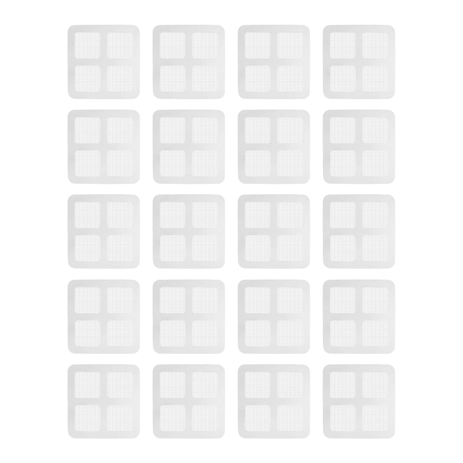 2xDisposable Shower Drain Catcher Floor Sink Strainer Filter Sticker for Sewer 20pcs