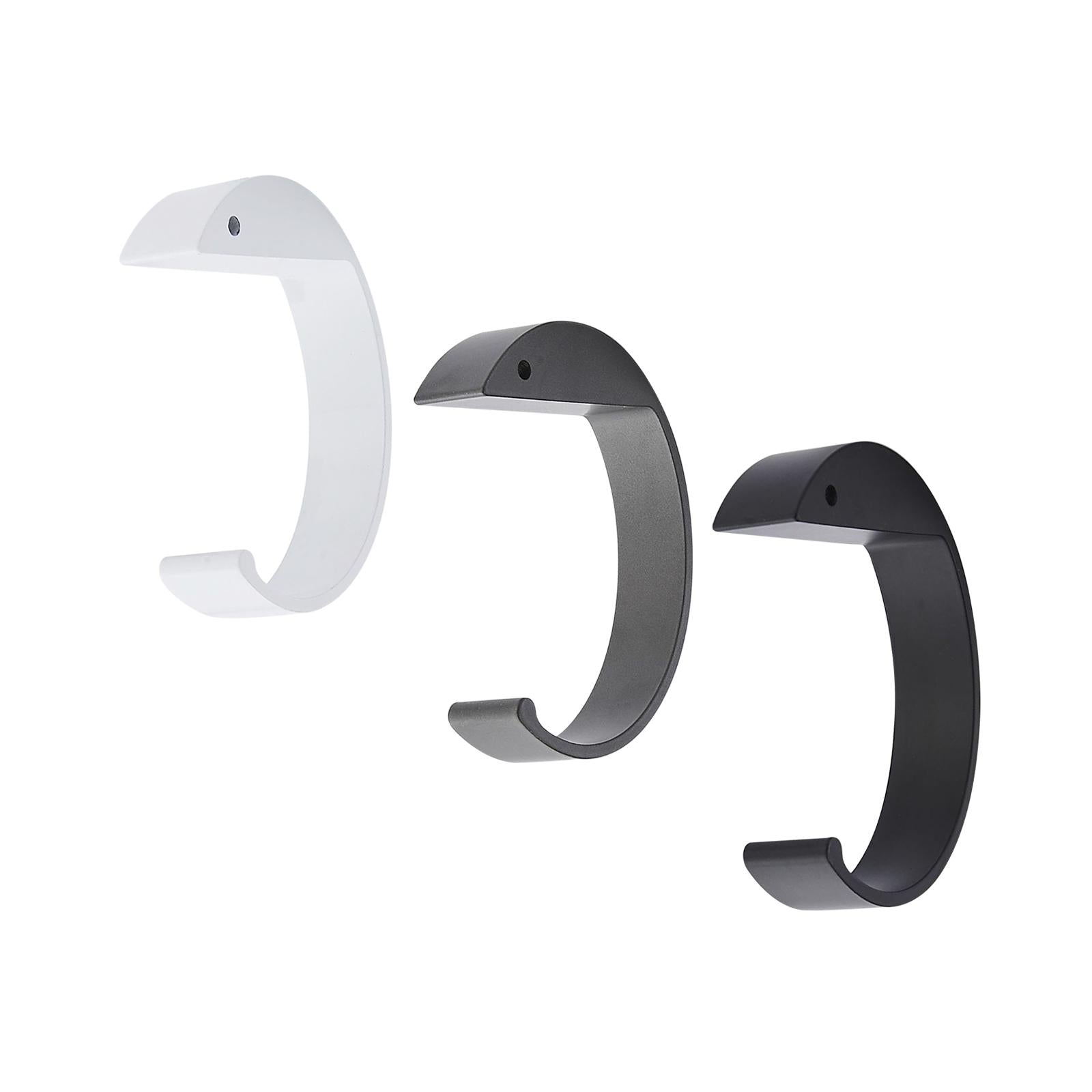 4xOffice Computer Desk Hook Desktop Hook Holder for Bedside Table Study Office White