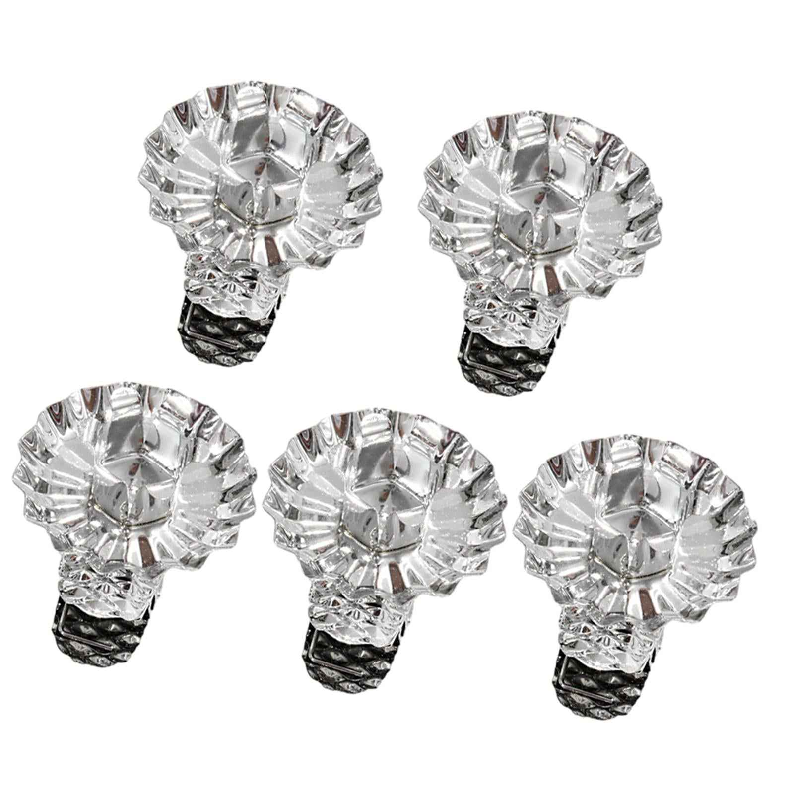 5x Candle Clips Bar Candlestick Holder Clips for Anniversaries Parties Decor