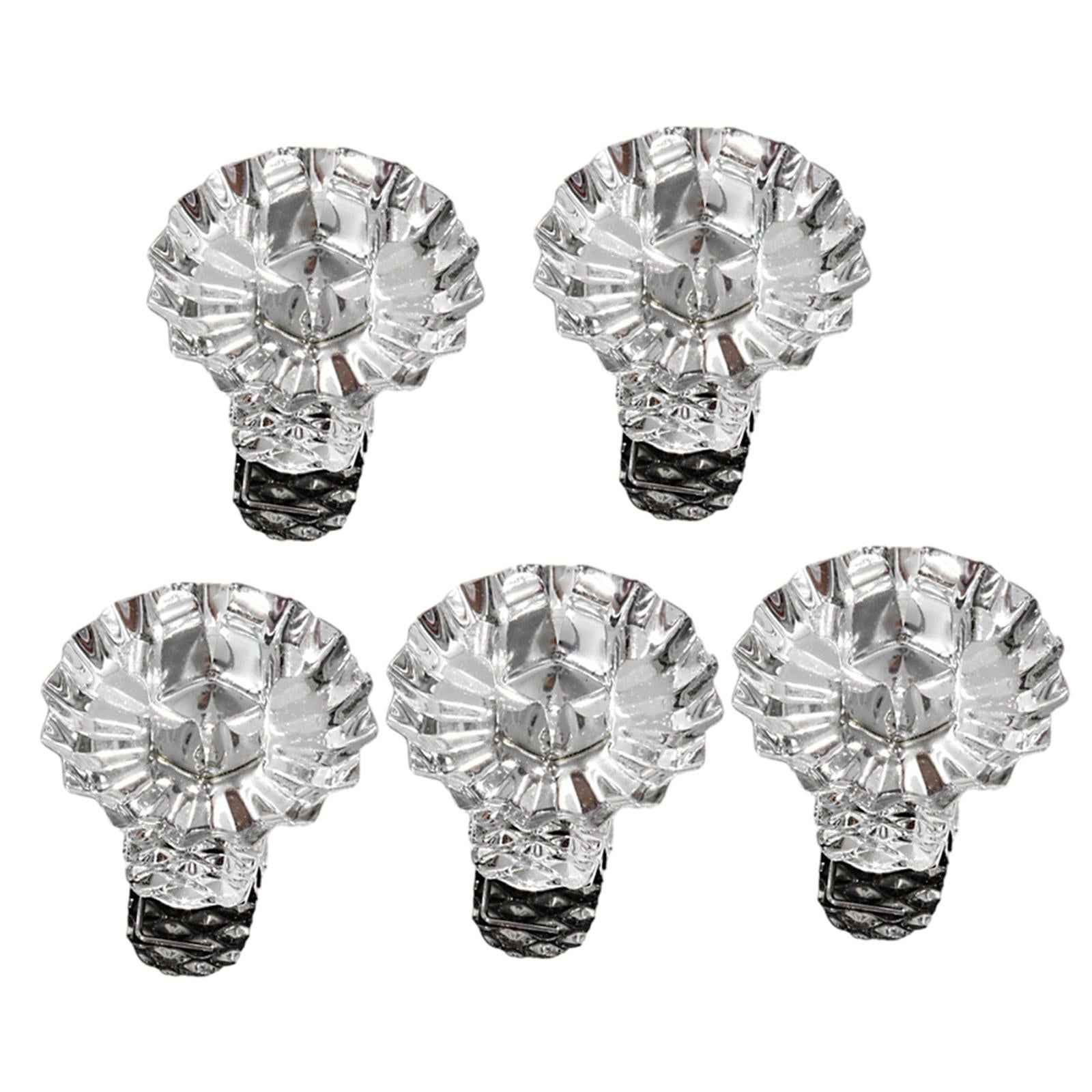 5x Candle Clips Bar Candlestick Holder Clips for Anniversaries Parties Decor