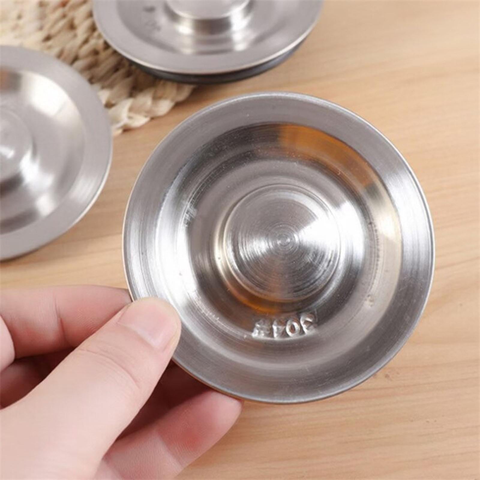 2xSink Drain Plug 3.46inch Kitchen Sink Drain Cover for Sink Household Kitchen