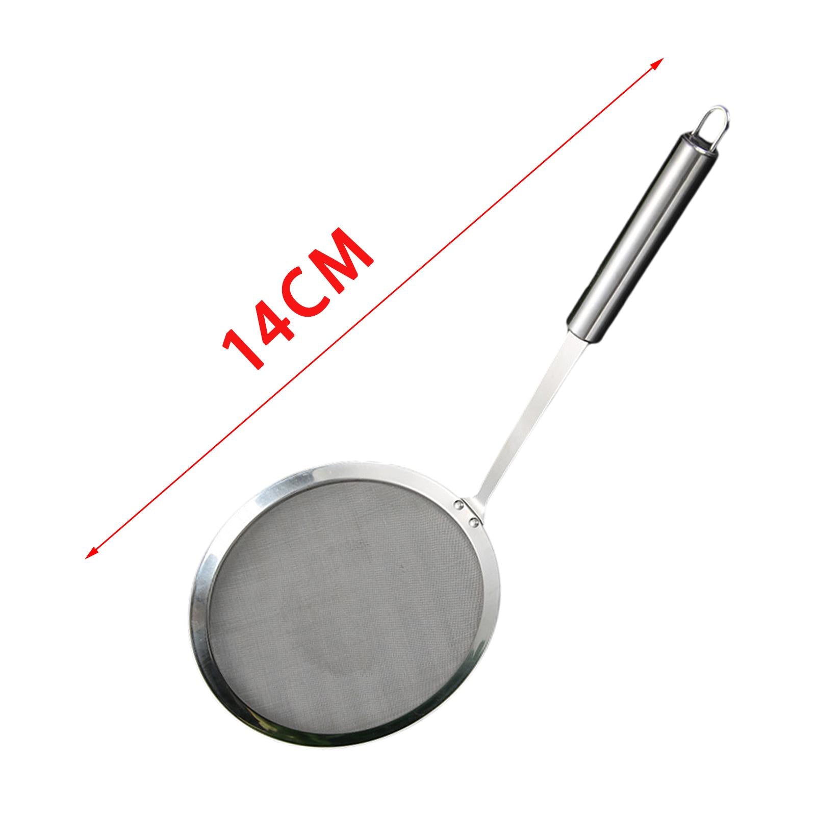 3xStainless Steel Skimmer Spoon Durable Multi Use Skimming and Foam