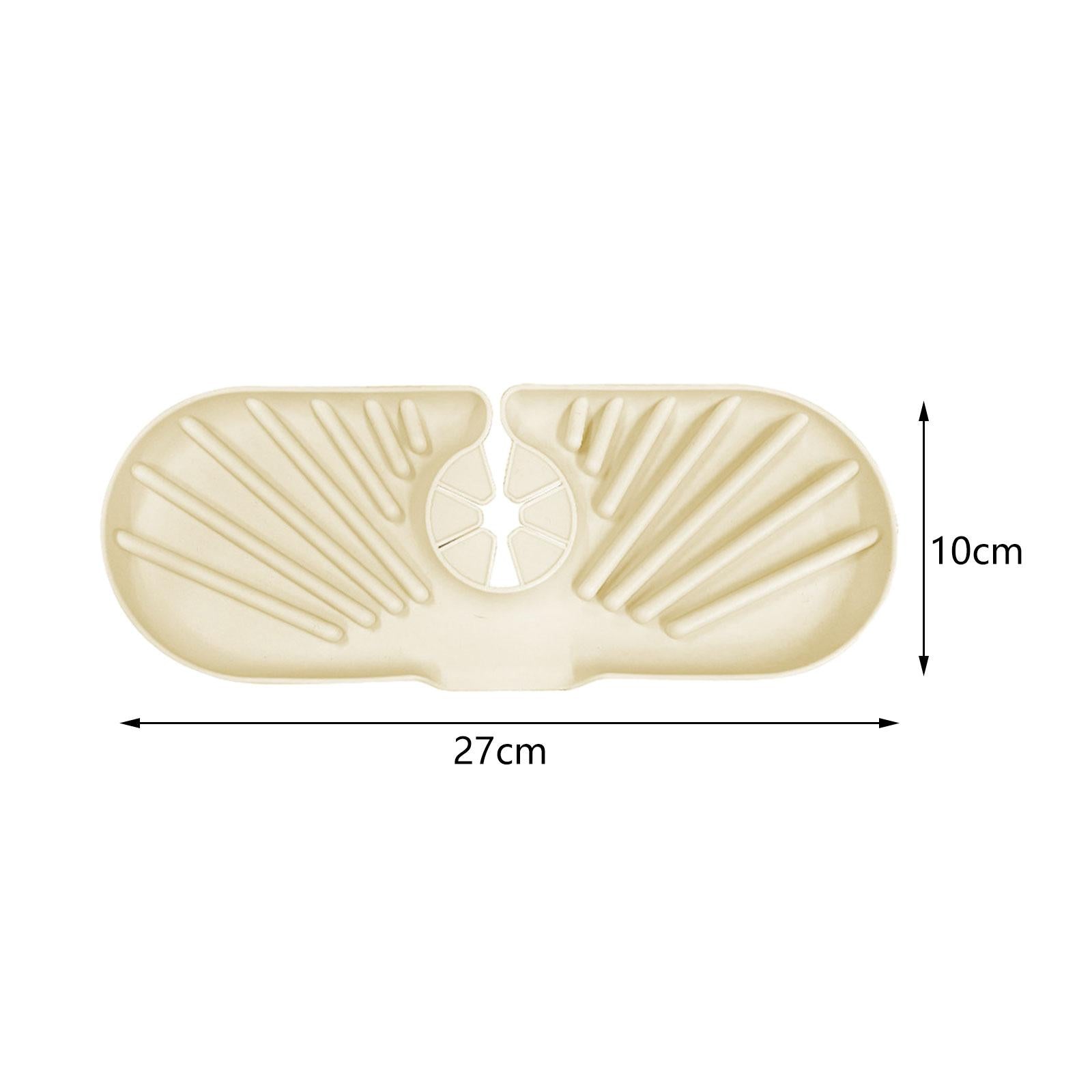 2xSilicone Sink Guard Faucet Mat Washable for Laundry Room Home Kitchen