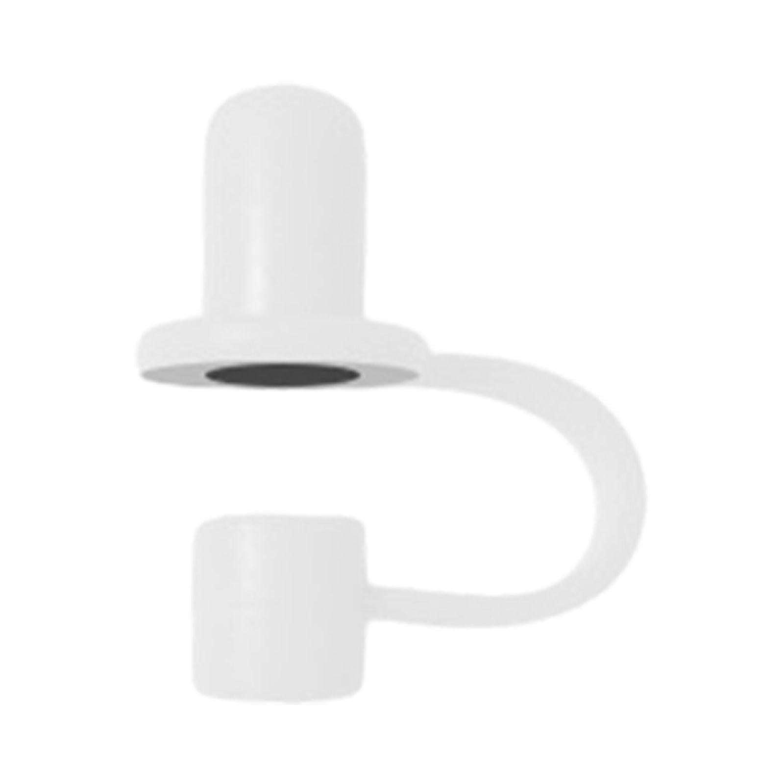 3xStraw Cover Cap Dustproof Silicone Straw Tips Cover for Kitchen Home Outdoor Clear