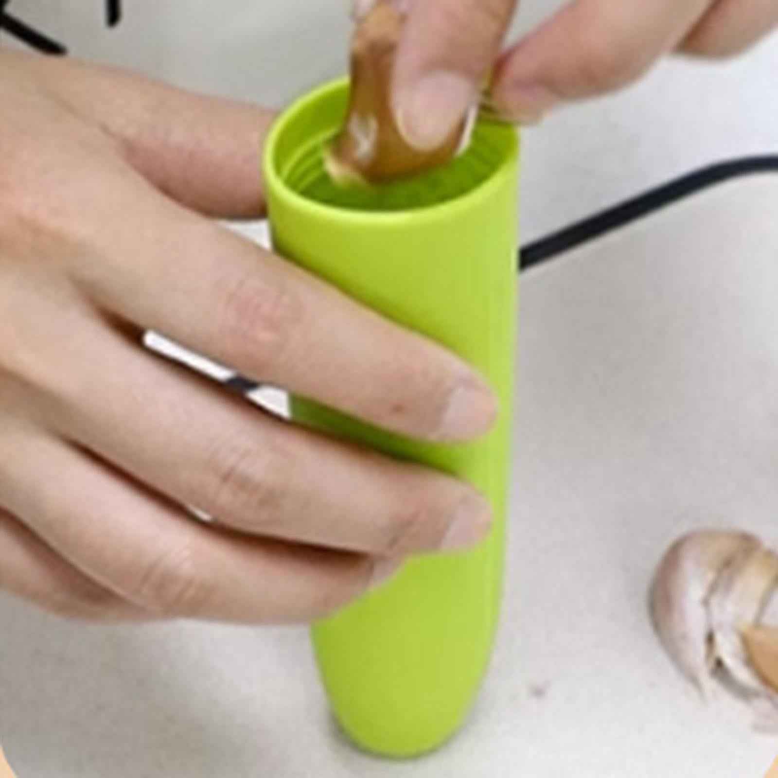 Silicone Garlic Peeler Effortlessly Easy Quick to Peeled Garlic Peeling Tube Blue