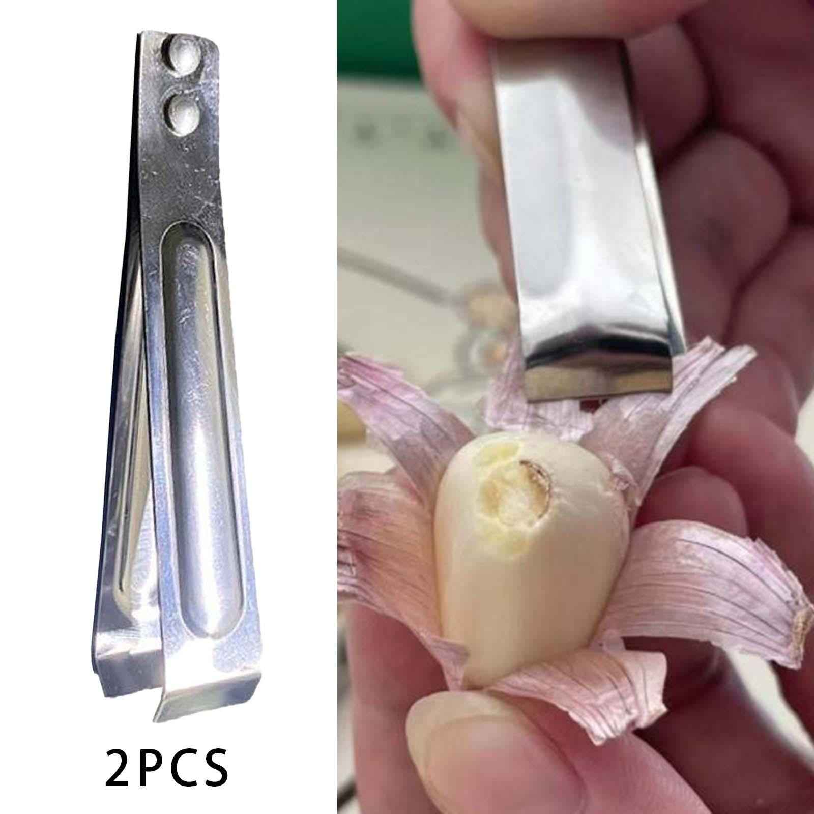 Garlic Peeler Flat Tweezers for Cooking Pliers Durable Fish Bone Tweezers