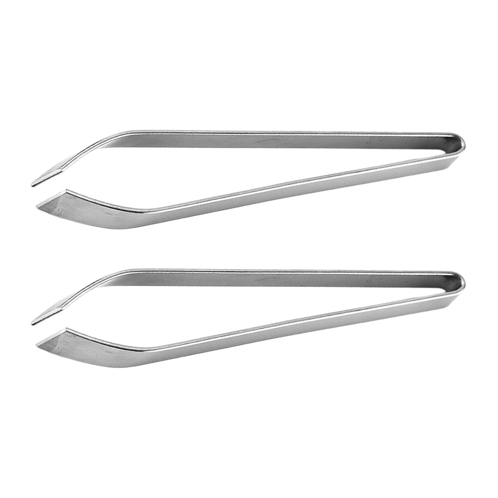 3x2Pcs Fish Bone Tweezers Japanese Sushi Tongs for Removing Bones & Scales