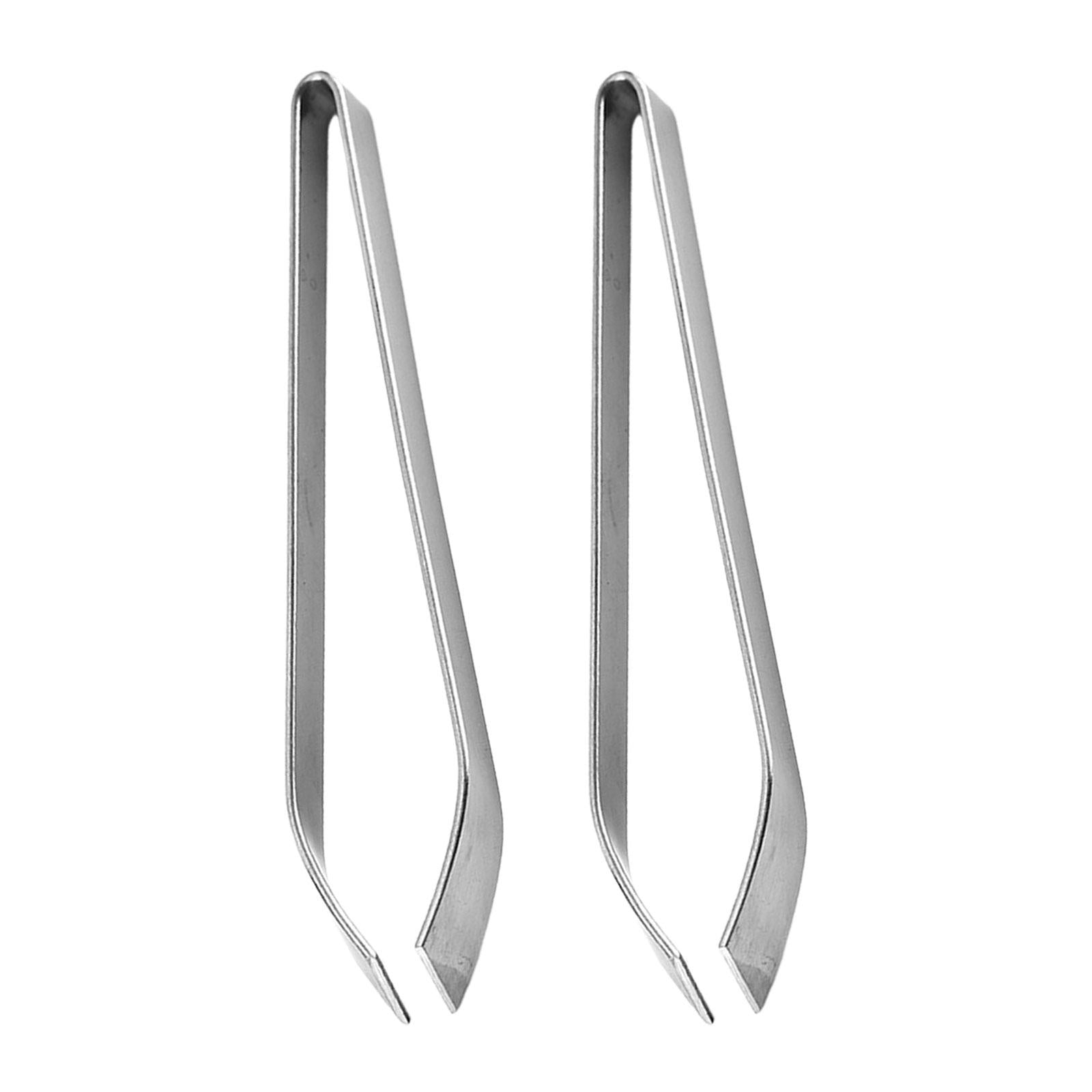 3x2Pcs Fish Bone Tweezers Japanese Sushi Tongs for Removing Bones & Scales