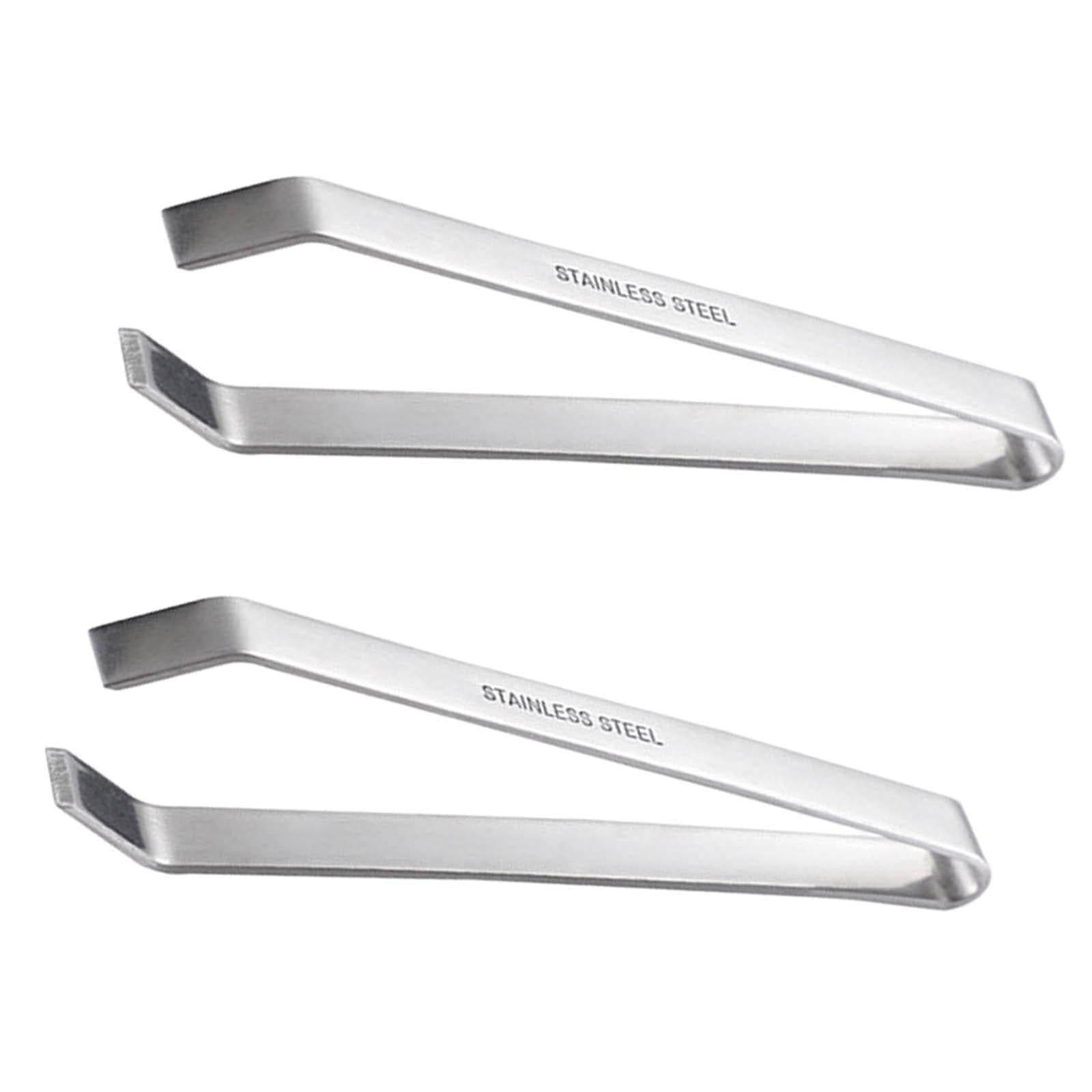 2x2 Pieces Fish Bone Tweezers for Removing Bones & Scales Manual Garlic Peeler