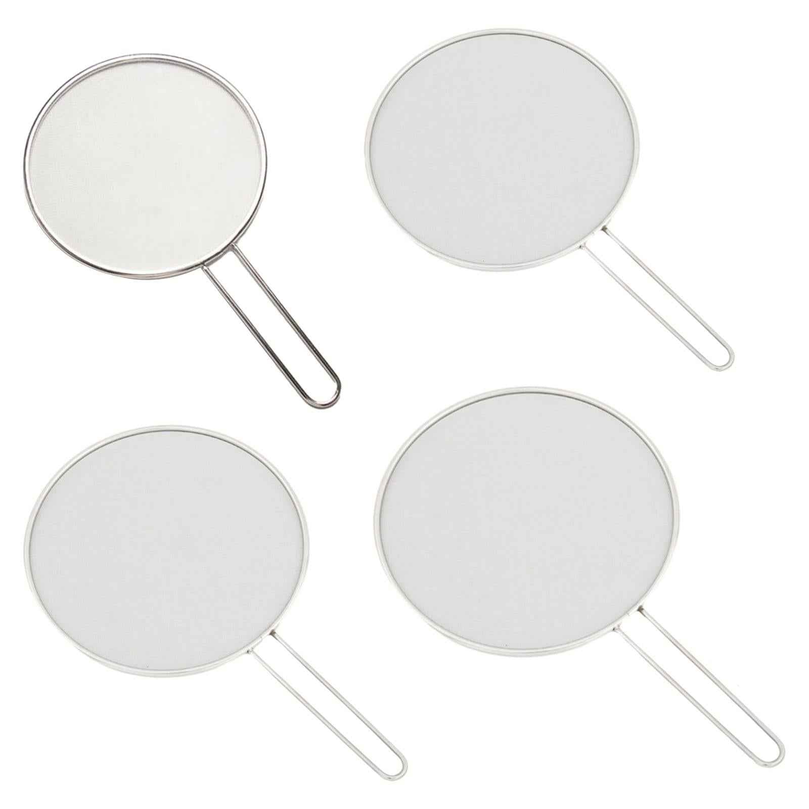 Splatter Screen with Heat Resistant Handle Pan Screen for Frying Pan Cooking 19cm