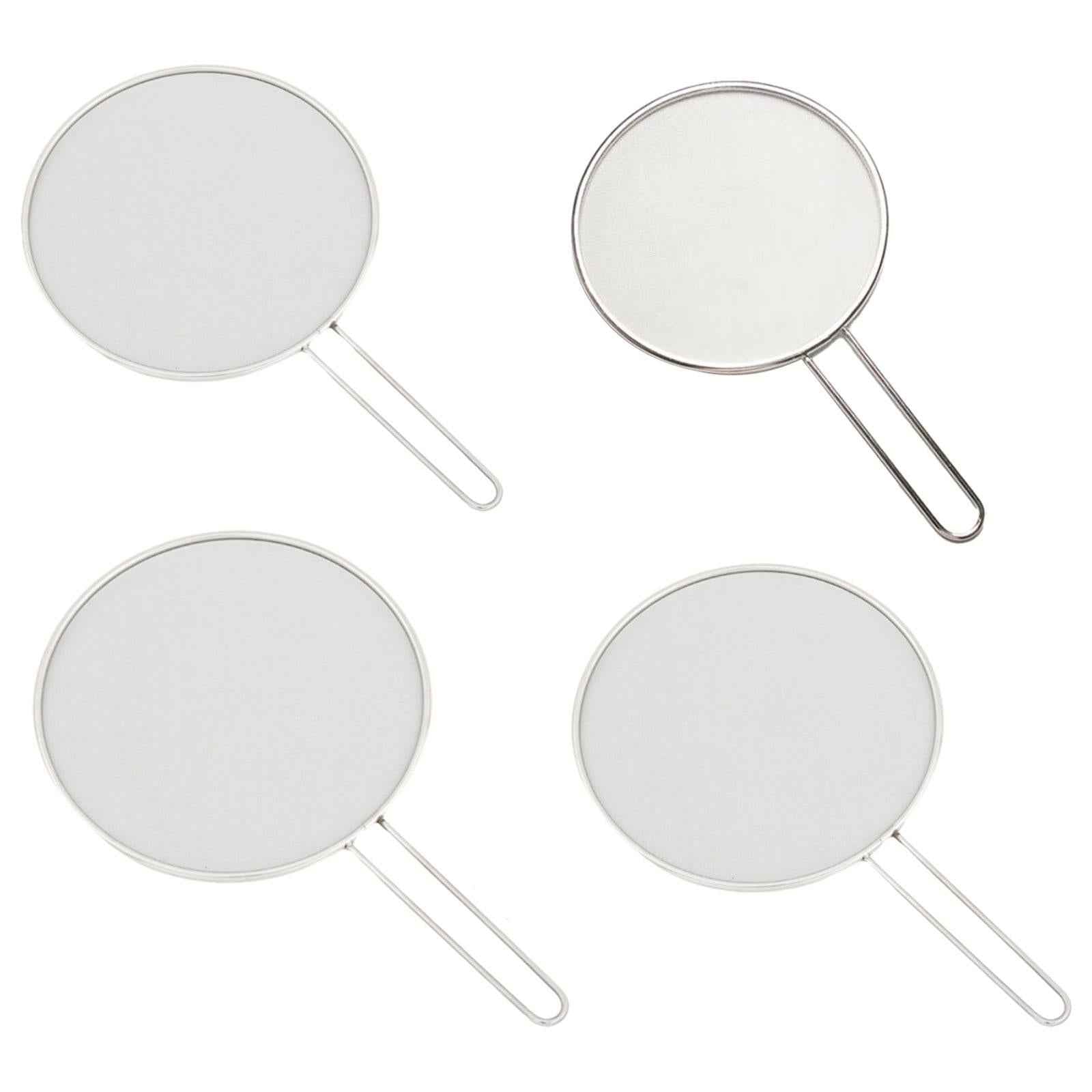 Splatter Screen with Heat Resistant Handle Pan Screen for Frying Pan Cooking 19cm
