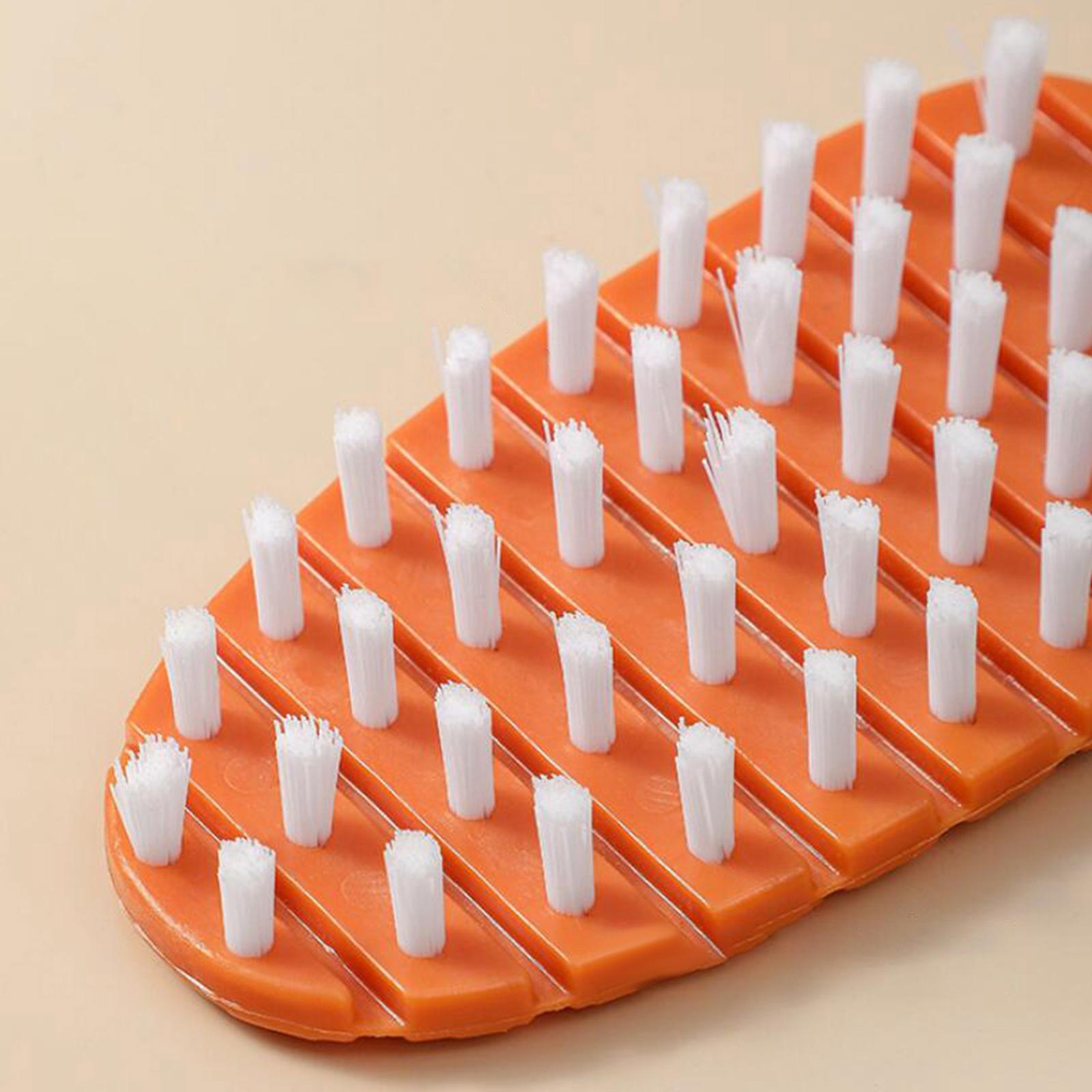 2xPotato Scrubber Brush Fruit and Vegetable Cleaning Brush for Potatoes Carrot White