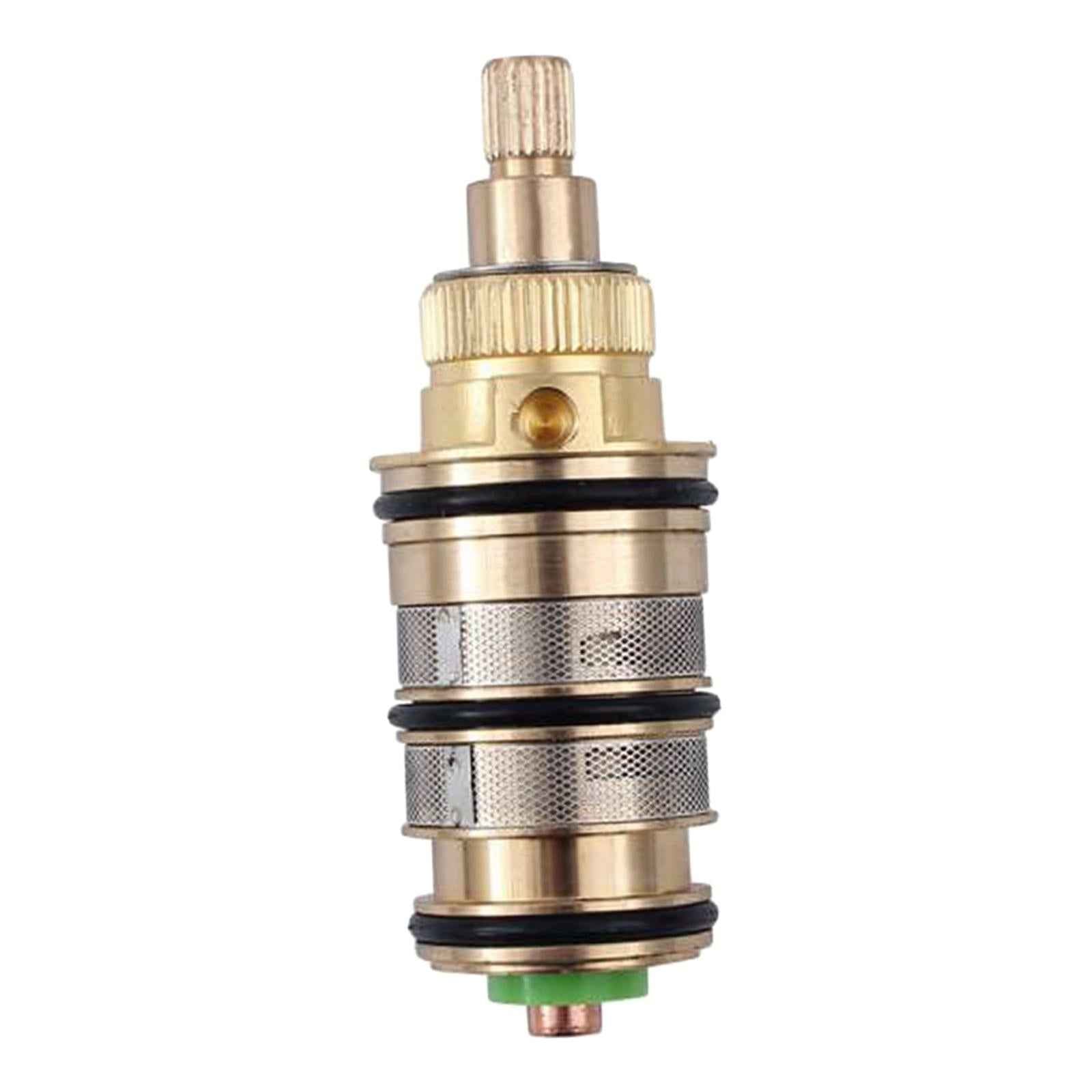 Thermostatic Cartridge Bathroom Drip Resistant Brass Thermostatic Core Valve H 1