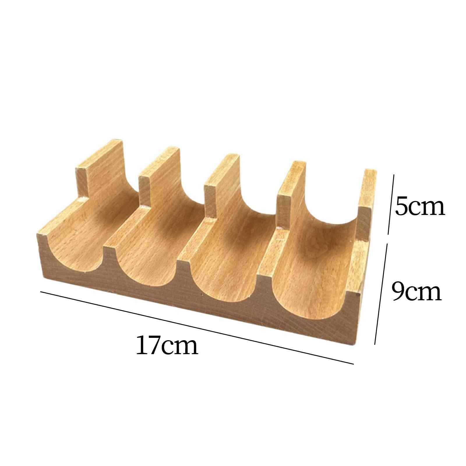 Japanese Sushi Rack Stand Wooden Tacos Holder for Gatherings Home Restaurant 4 Grid