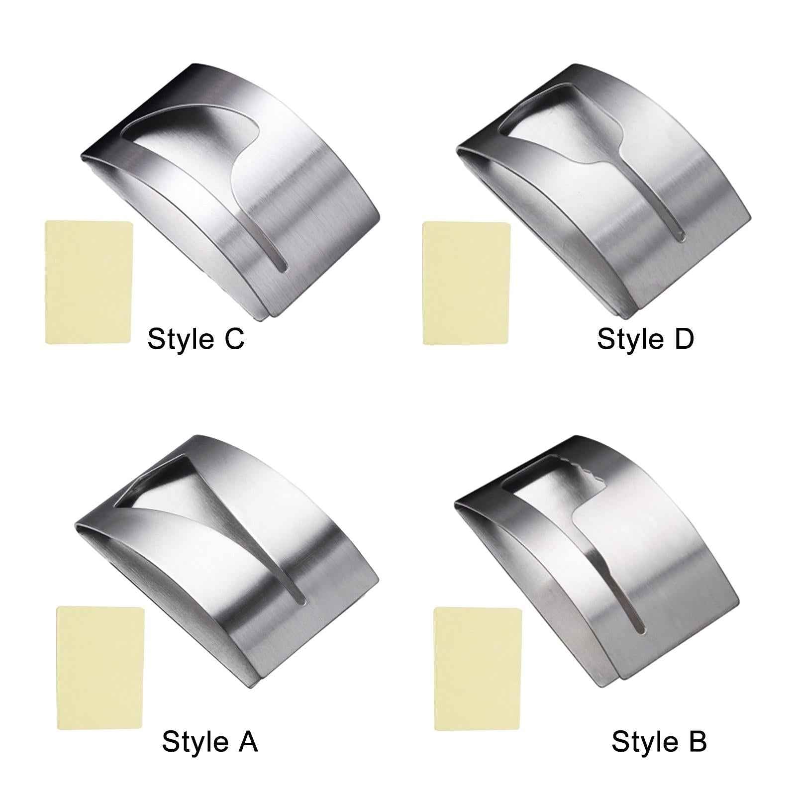 Towel Hook Stainless Steel Rustproof Organizer Grabber for Bathroom Wardrobe Style A
