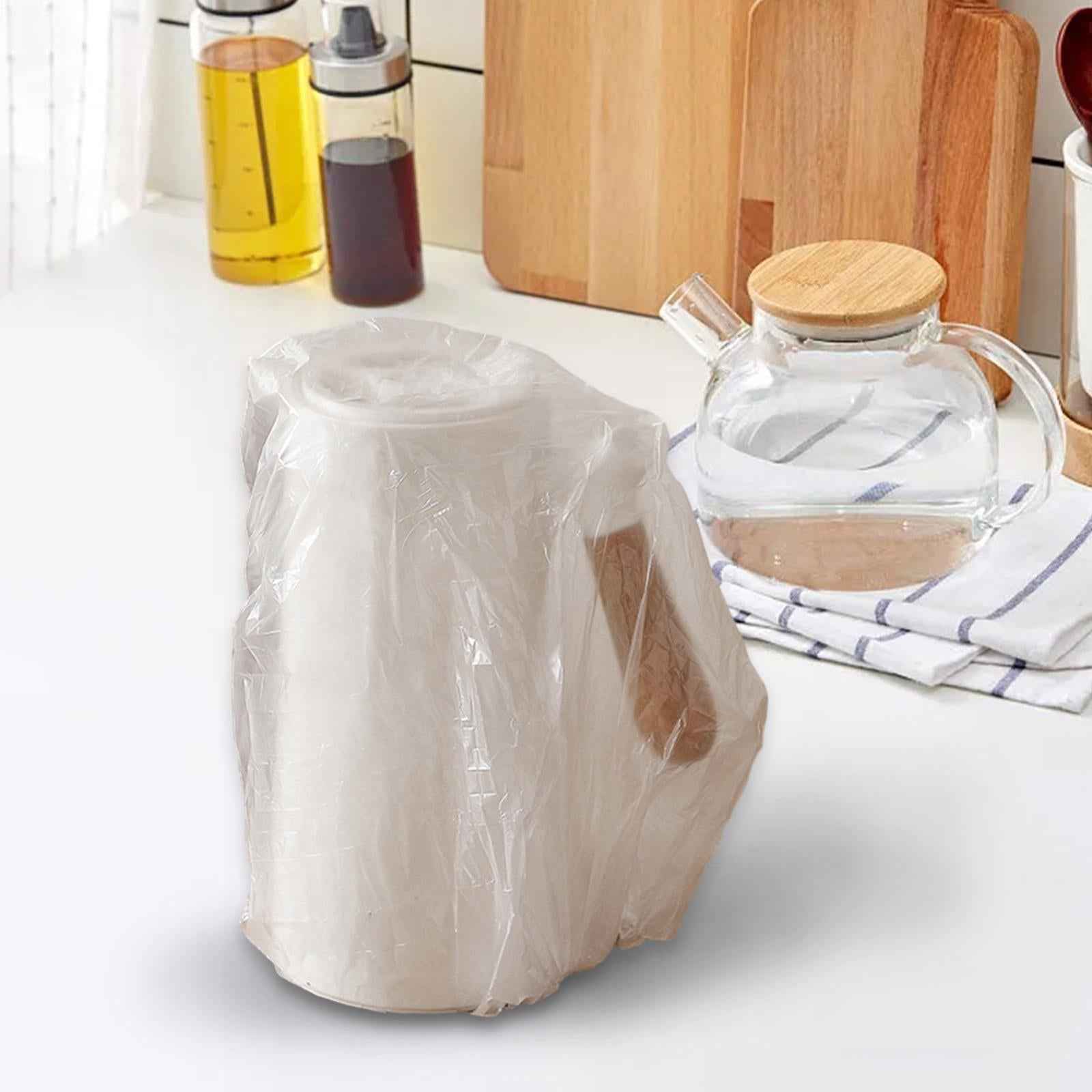 10Pcs Disposable Kitchen Appliance Covers Clear for Pressure Cooker Soup Pot 60cmx70cm