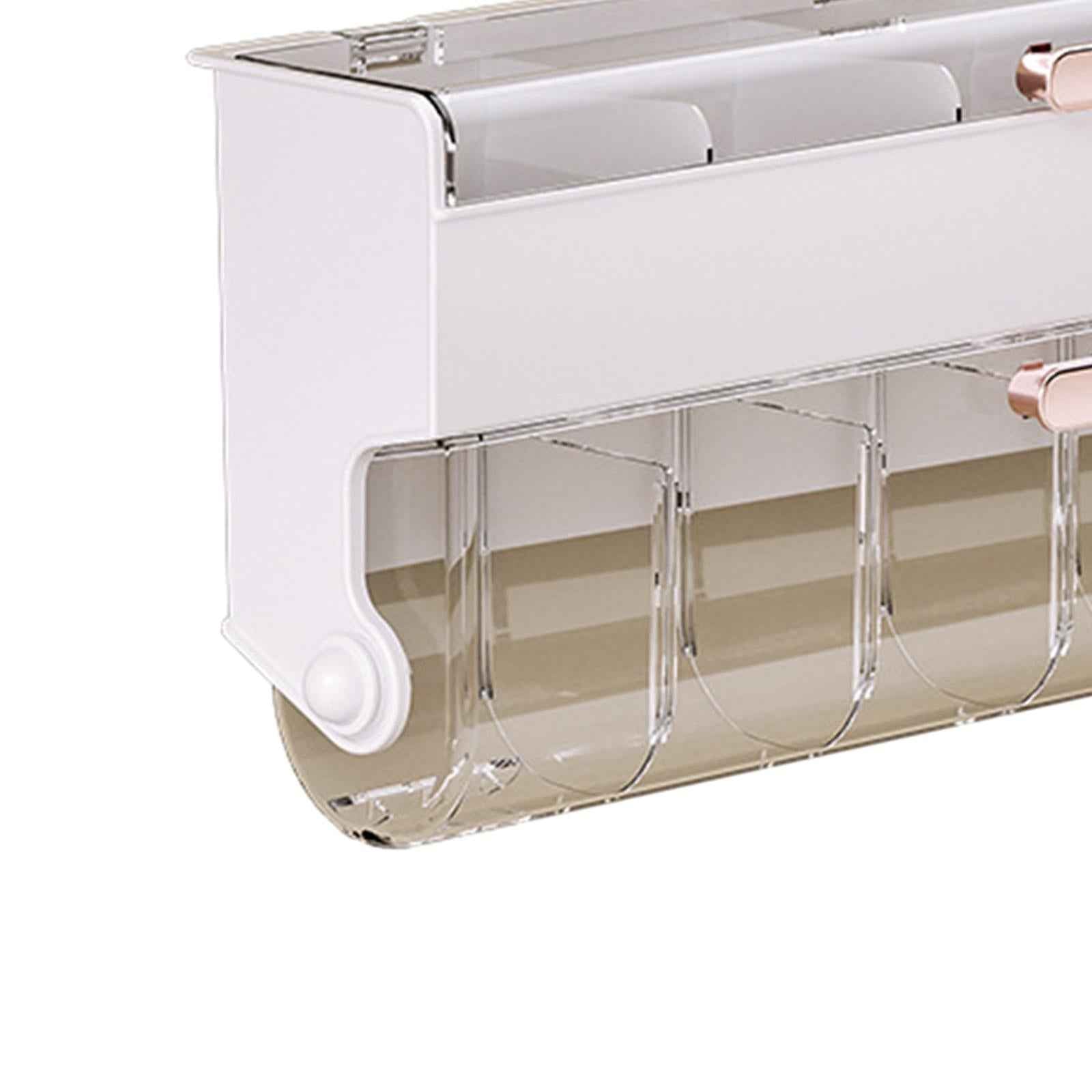 Underwear Panties Storage Box Wall Mount Large Bras Organizer for Ties Socks White