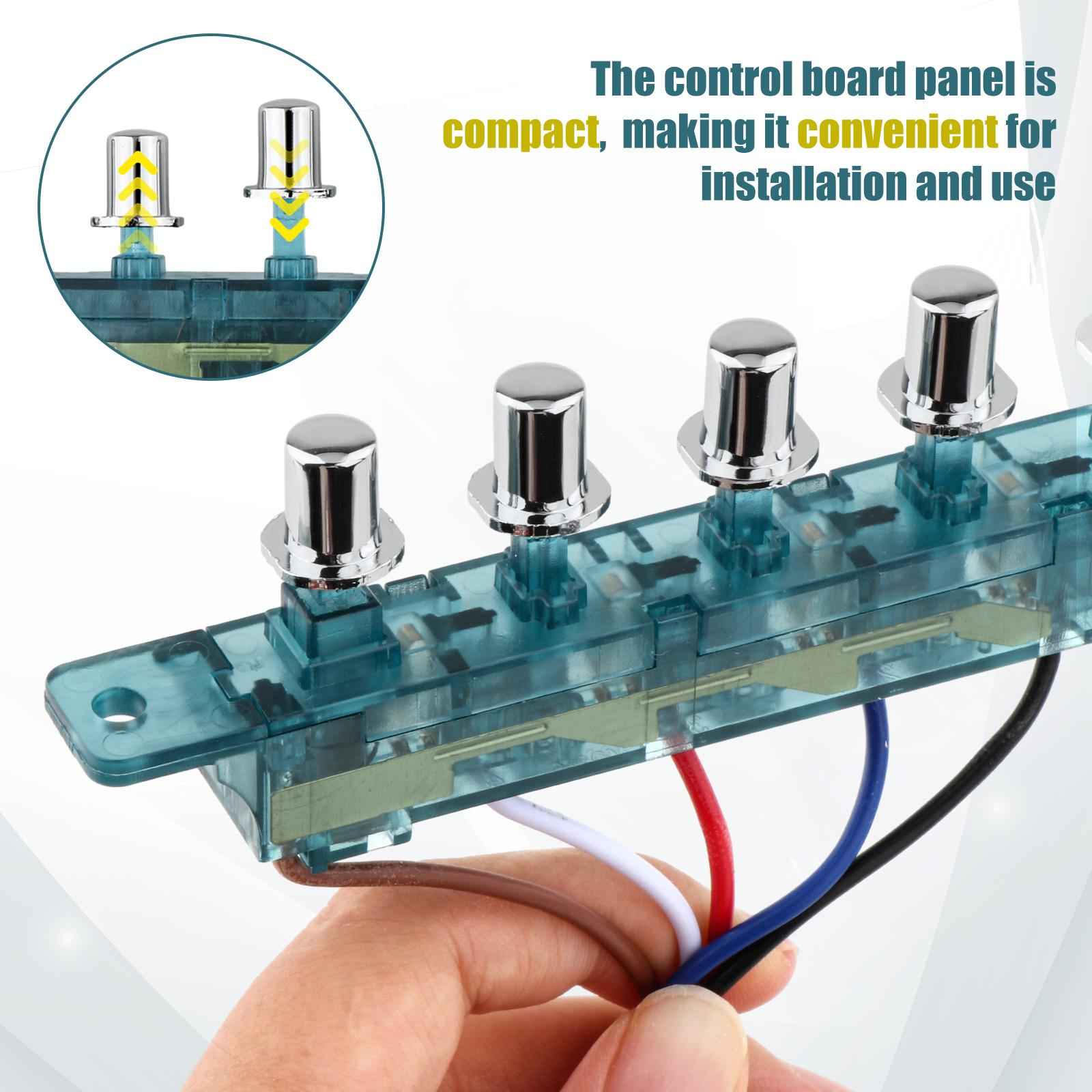 Range Hood Switch 5 Button Universal Household Appliances Key Board Switches
