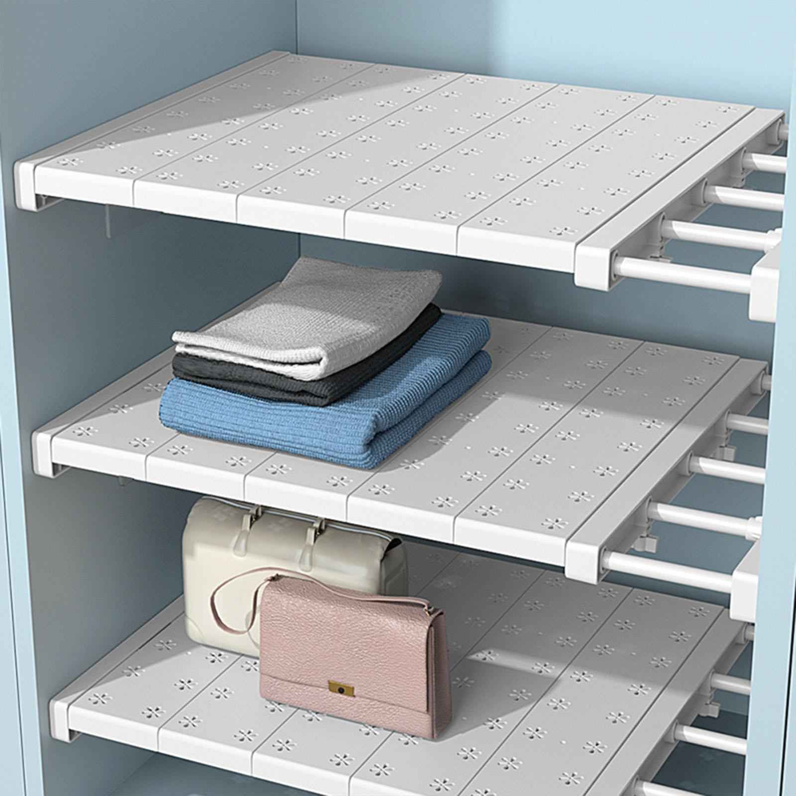 Expandable Divider Clothing Closet Shelf for Kitchen Storage Office Wardrobe 24cmx30cm