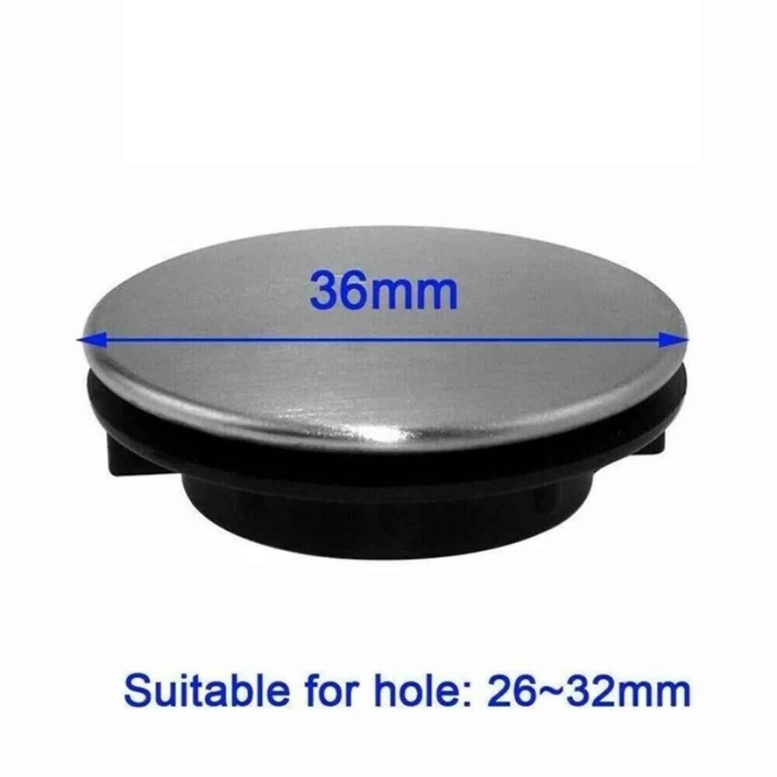Sink Hole Cover Stainless Steel Sink Hole Plug for Bathtub Kitchen Washbasin