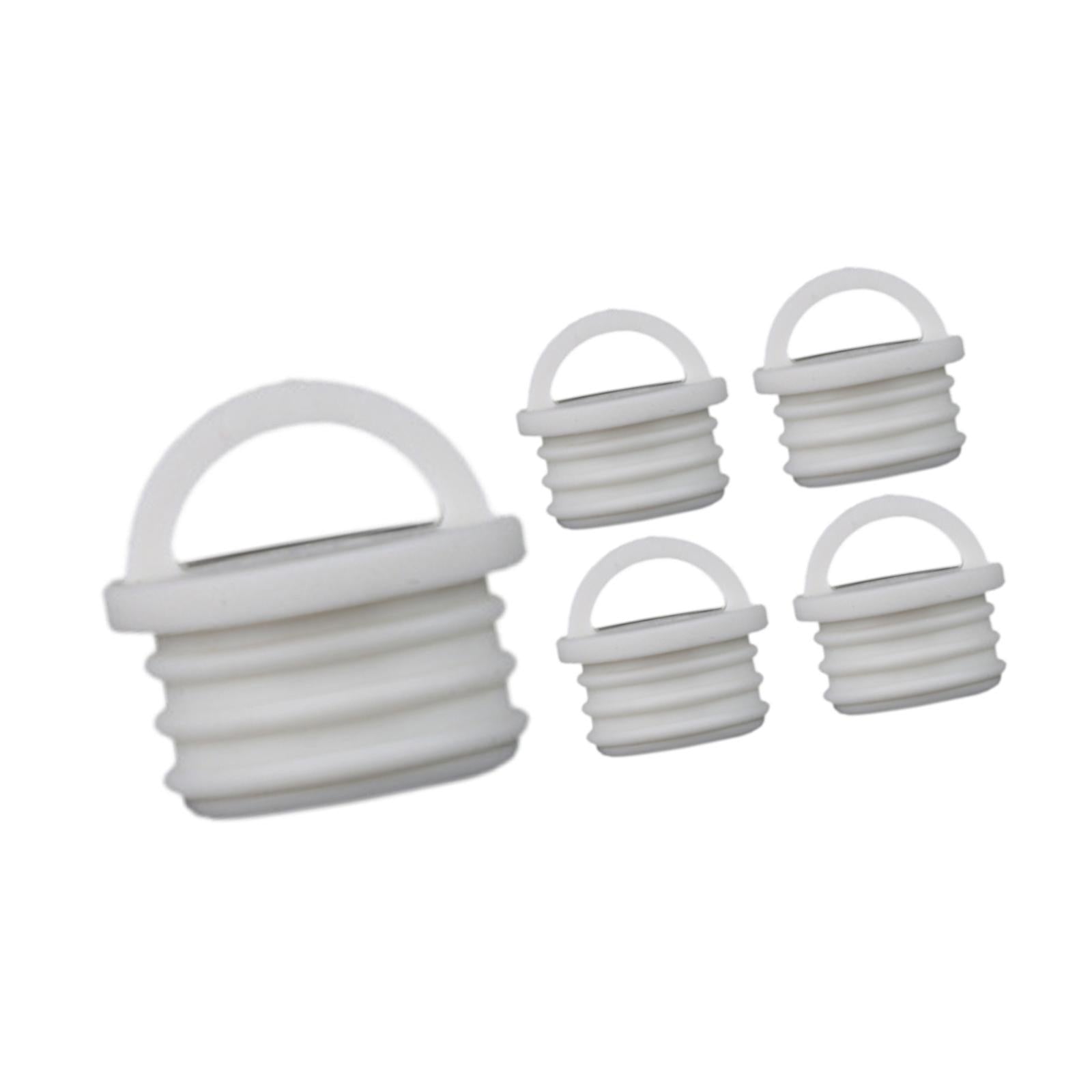 5x Rotating Mop Bucket Drain Plug Parts Replacement Cover Plug for Bathtub 29x26mm