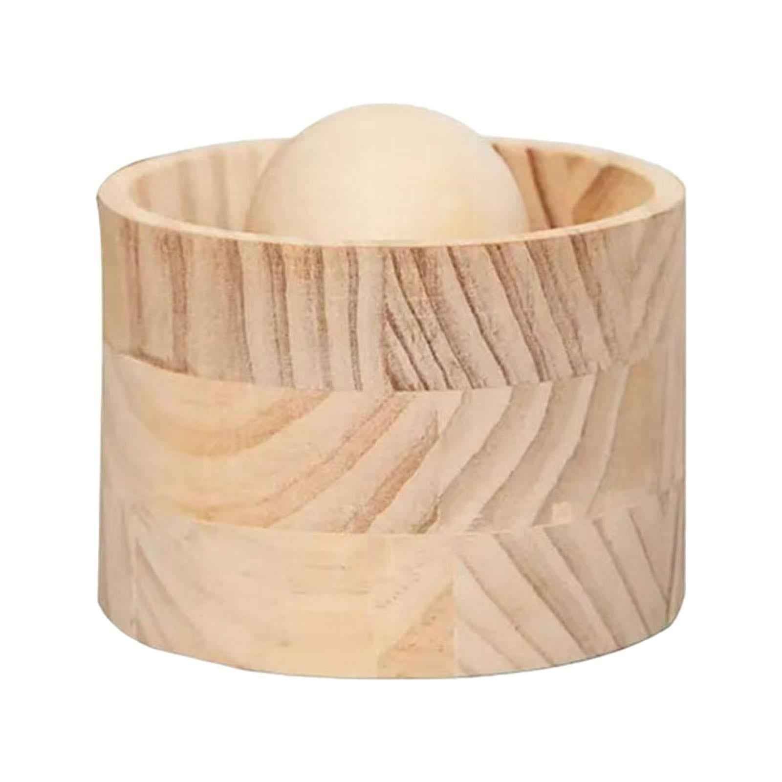 Wooden Dumpling Press Tool Wooden Dumpling Roller for Party Household Picnic