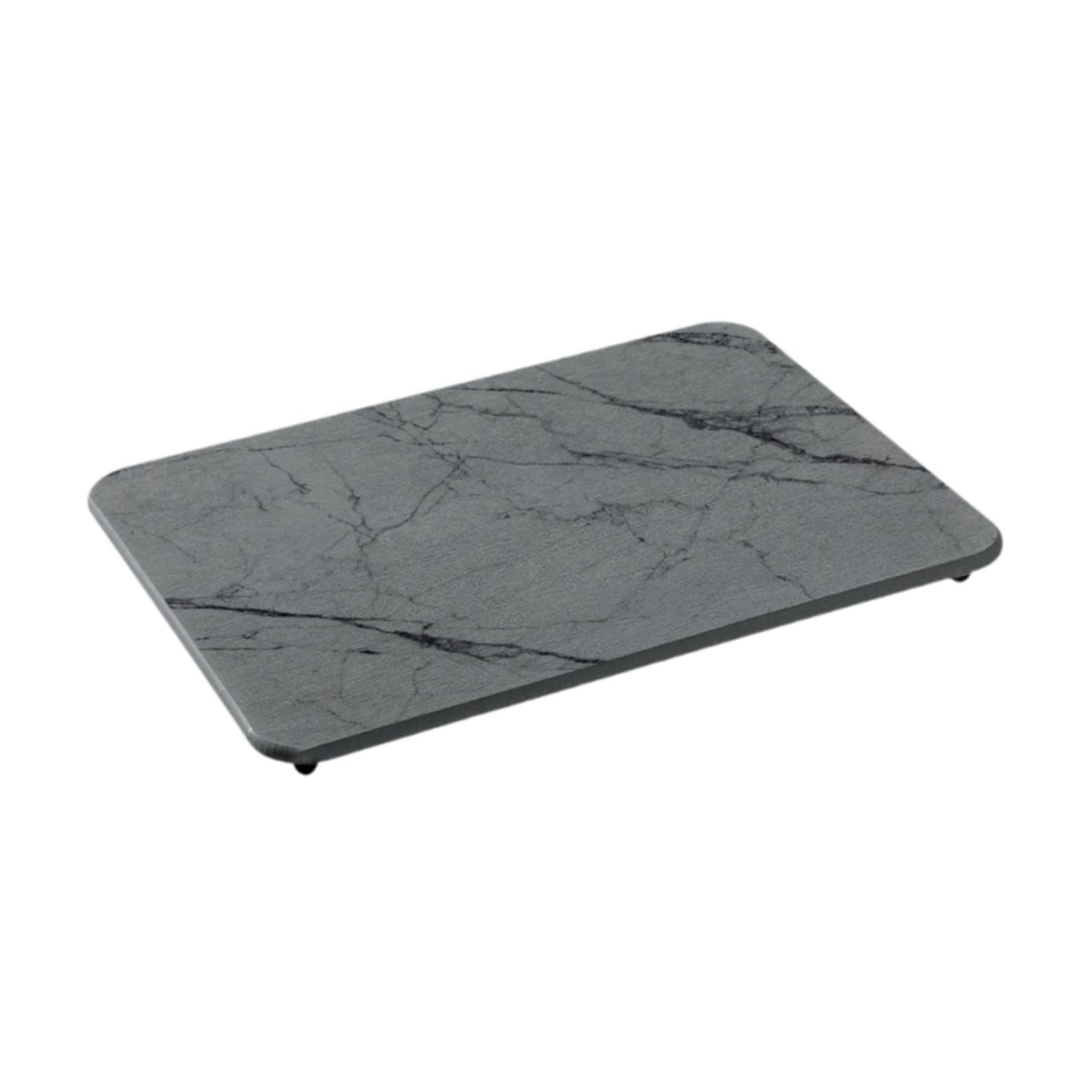 Dish Drying Pad Quick Drying Sink Tray Mat for Bathroom Kitchen Sink Bottles Dark Gray