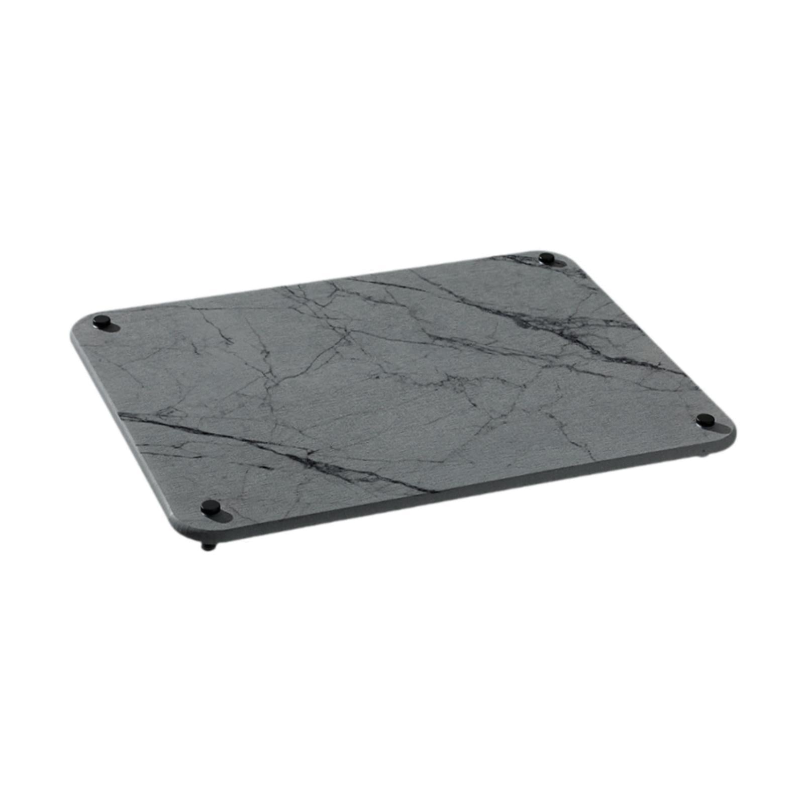 Diatomite Dish Drainer Absorbent Coffee Rug for Dining Room Kitchen Bathroom Dark Gray