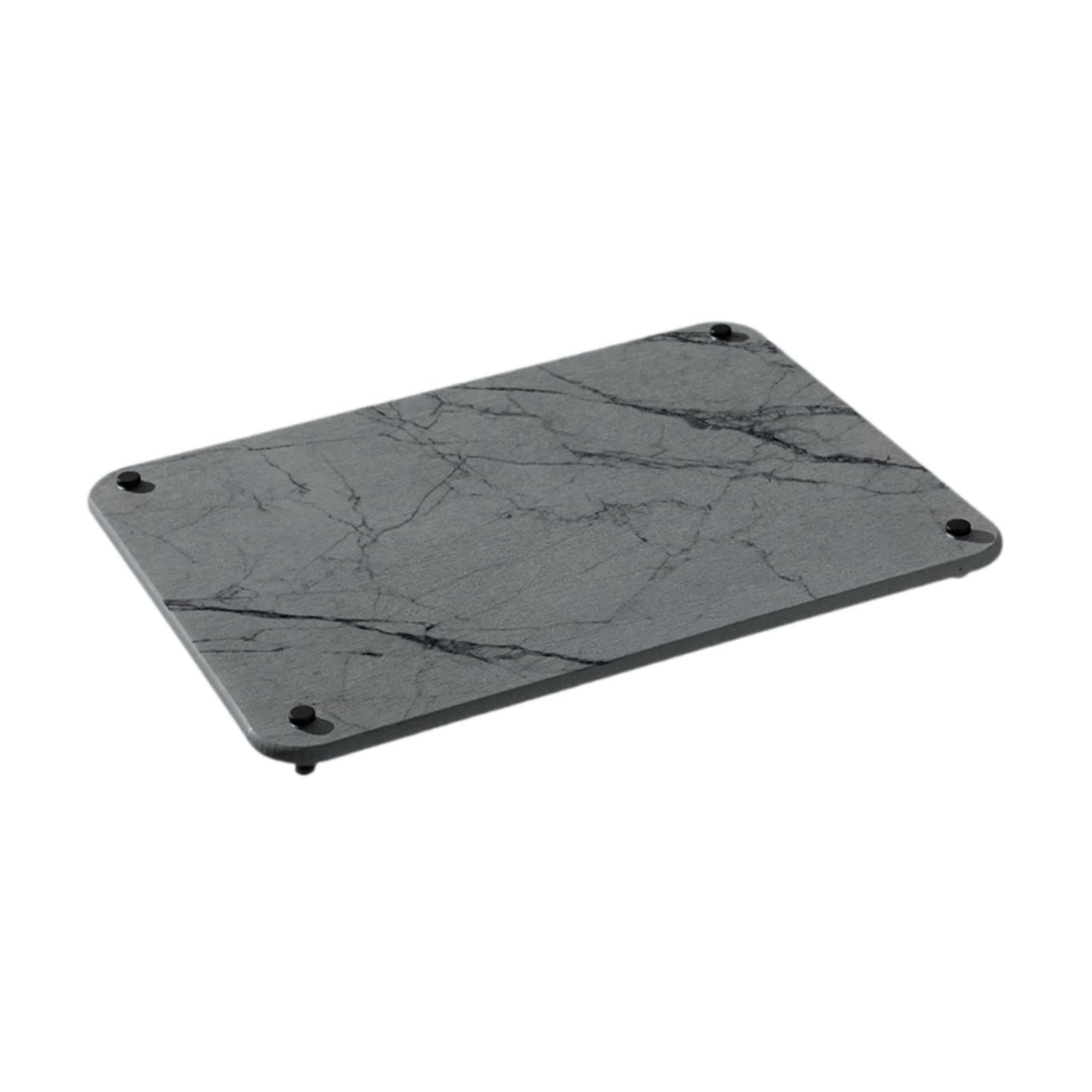 Diatomite Dish Drainer Absorbent Coffee Rug for Dining Room Kitchen Bathroom Dark Gray