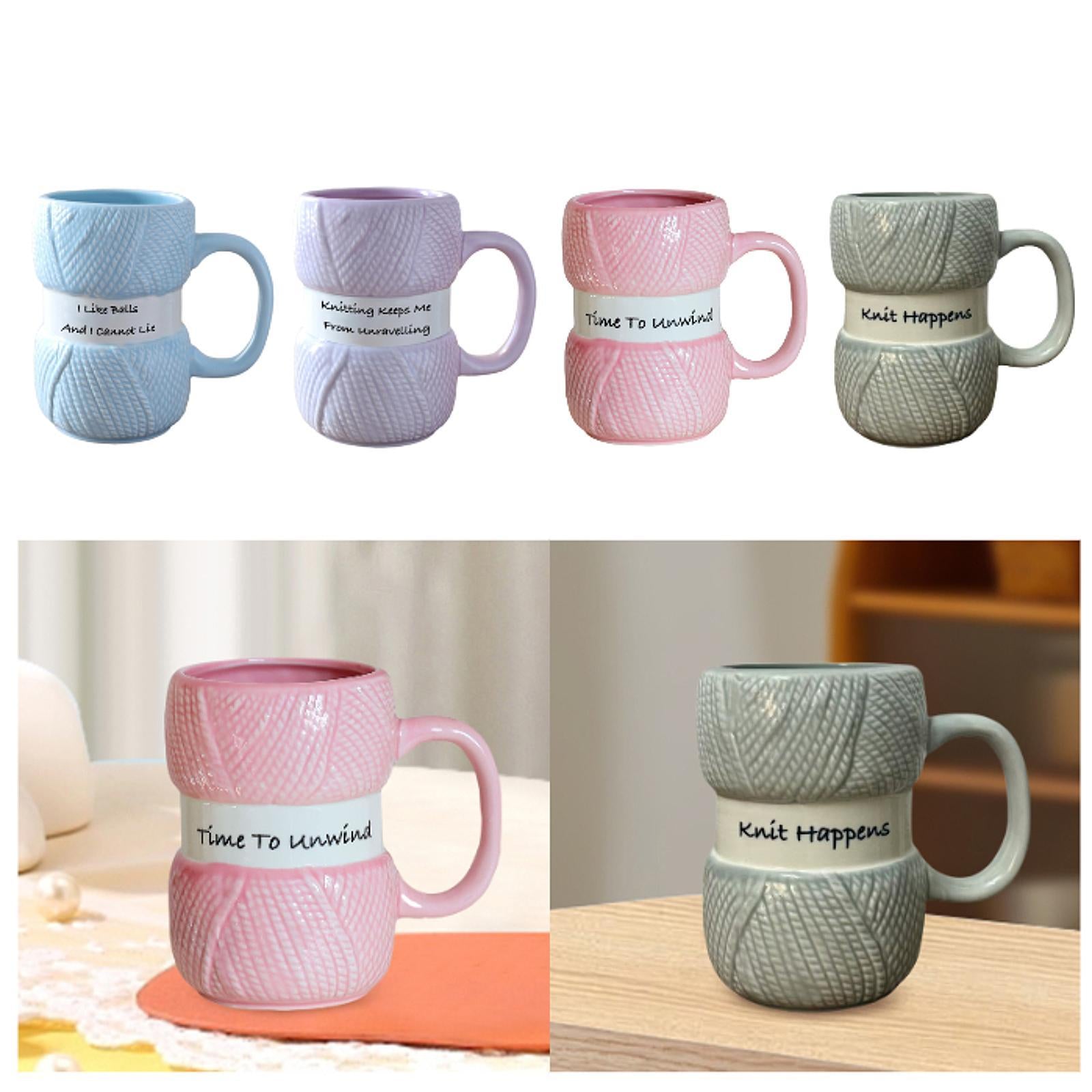 Coffee Cup Funny Espresso Latte Mug for Afternoon Tea Time Restaurant Family pink