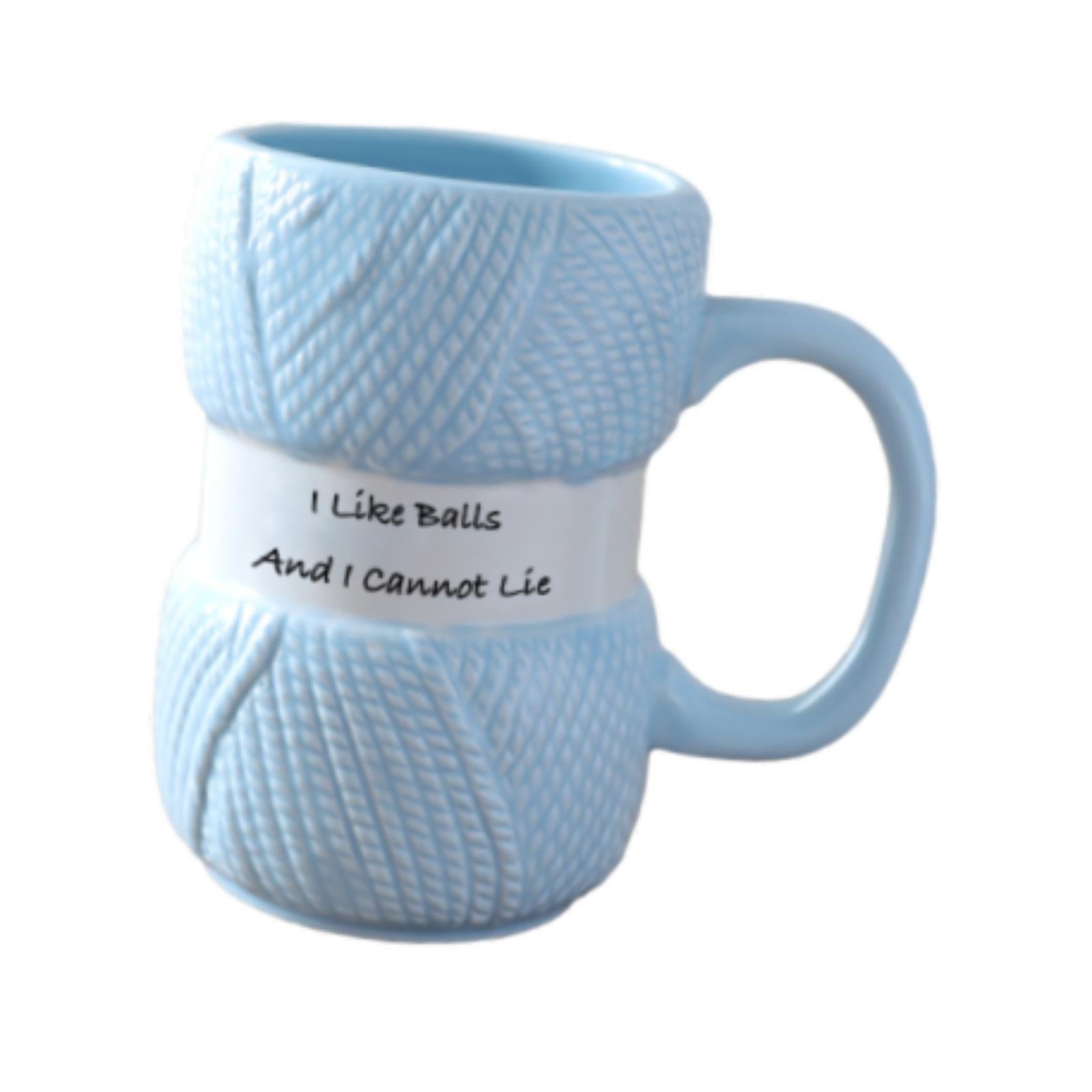 Coffee Cup Funny Espresso Latte Mug for Afternoon Tea Time Restaurant Family blue