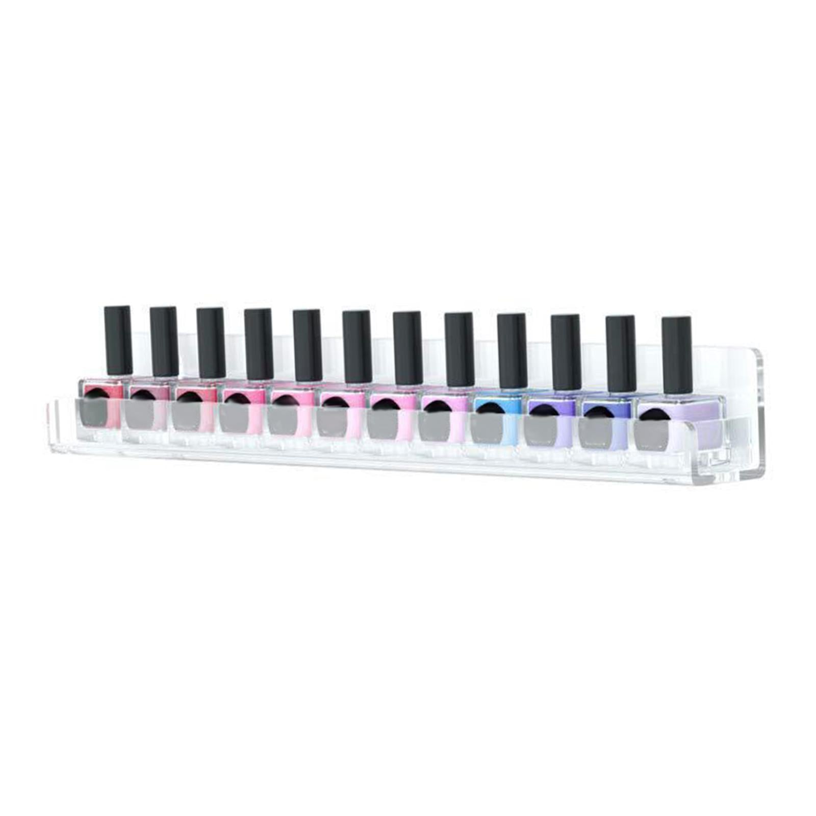 Acrylic Nail Polish Organizer Racks Shelves for Office Bedroom Home 4pcs