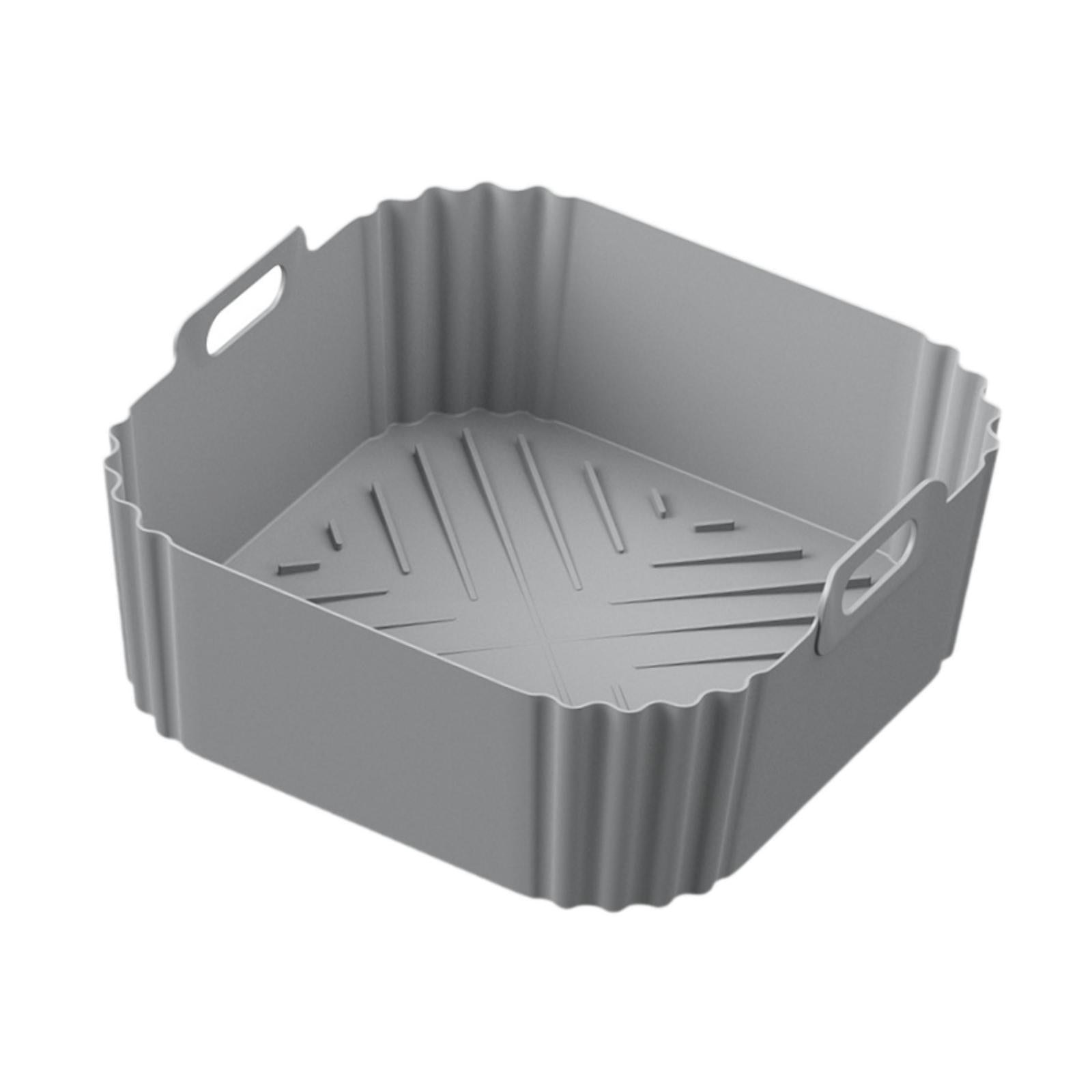 Air Fryer Silicone Liner Air Fryer Silicone Pot for Air Fryer Cooking Lovers Gray