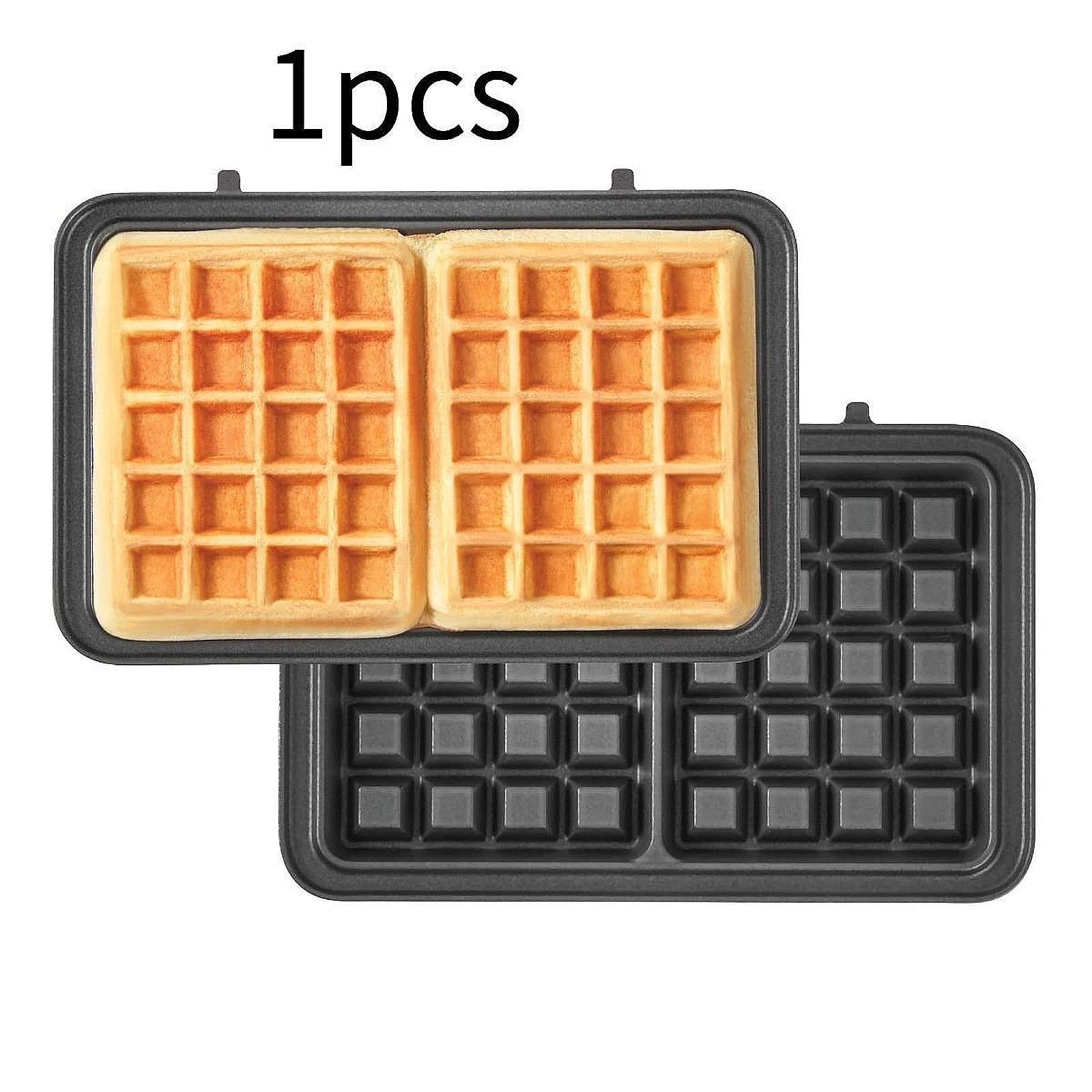 Air Fryer Silicone Waffle Tray Non Stick Baking Tray for Chocolate Cake Soap black